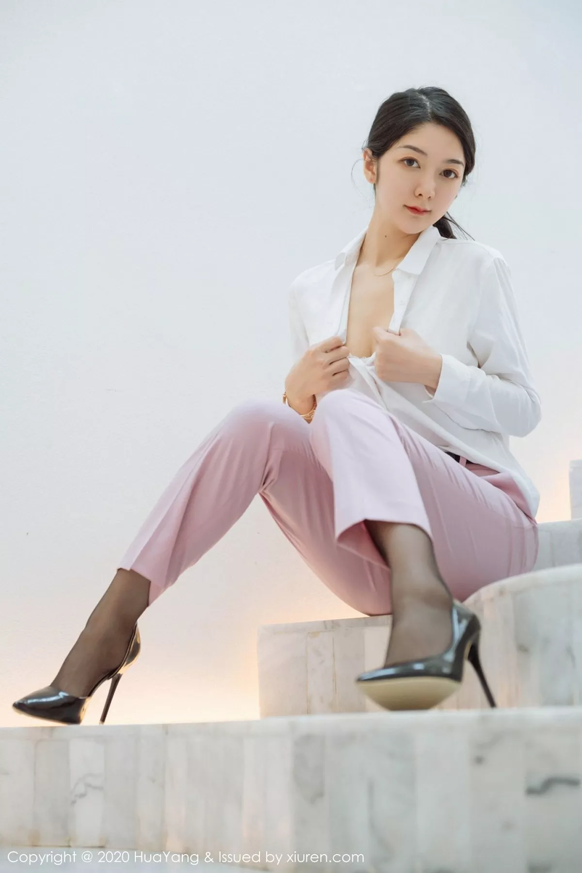 [HuaYang花漾写真] 2020.07.15 VOL.255 Angela小热巴 [60P] NO.4