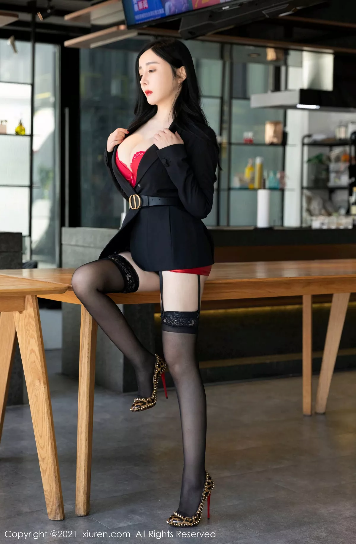 [XiuRen秀人网] 2021.03.01 No.3148 允爾 蕾丝 吊袜 [58P] NO.8