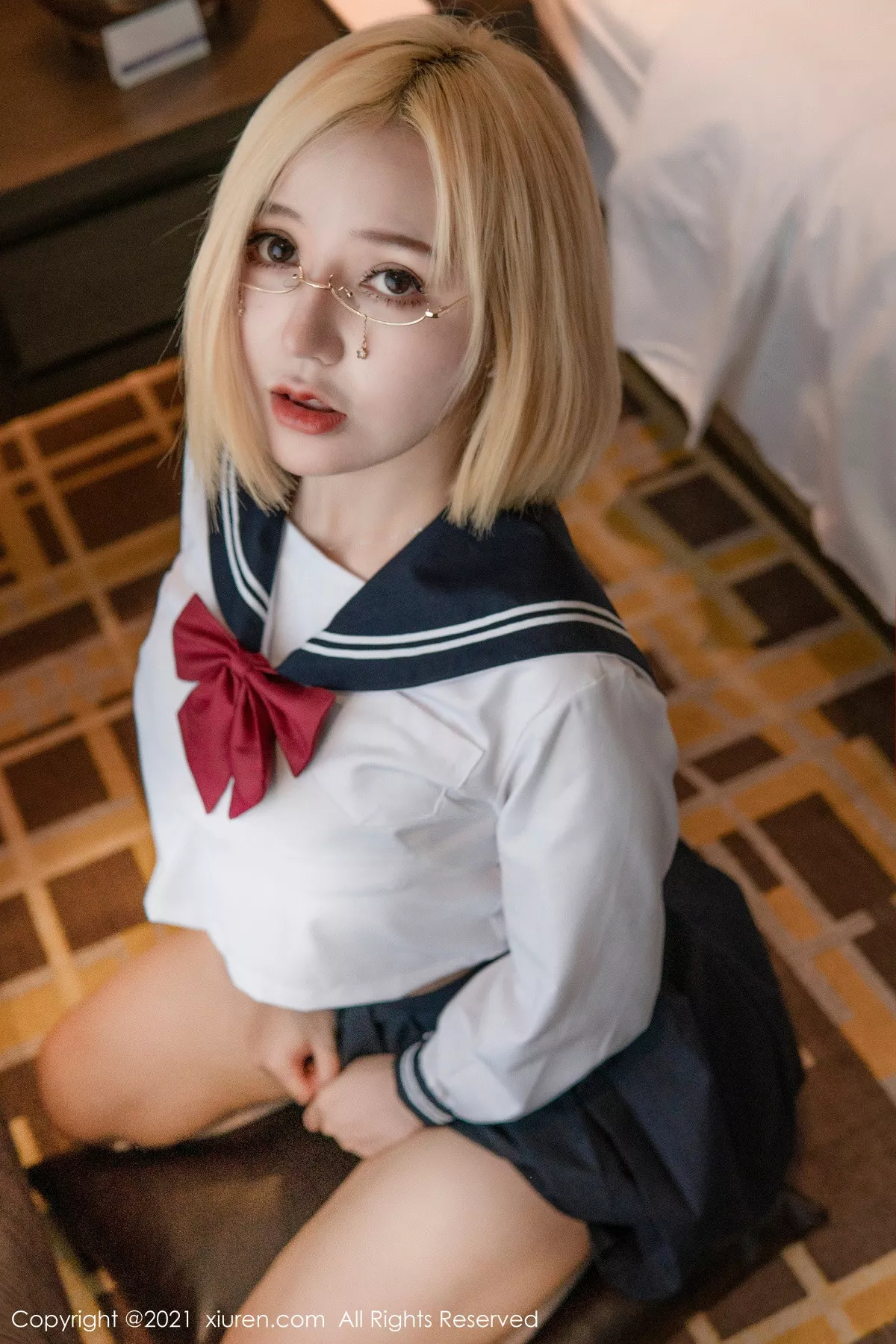 [XiuRen秀人网] 2021.03.04 No.3163 文静儿 校服 美胸 [62P] NO.7