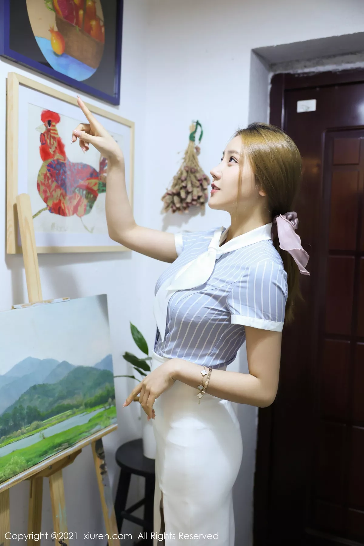 [XiuRen秀人网] 2021.03.17 No.3214 夏西CiCi 师生 剧情 [50P] NO.2