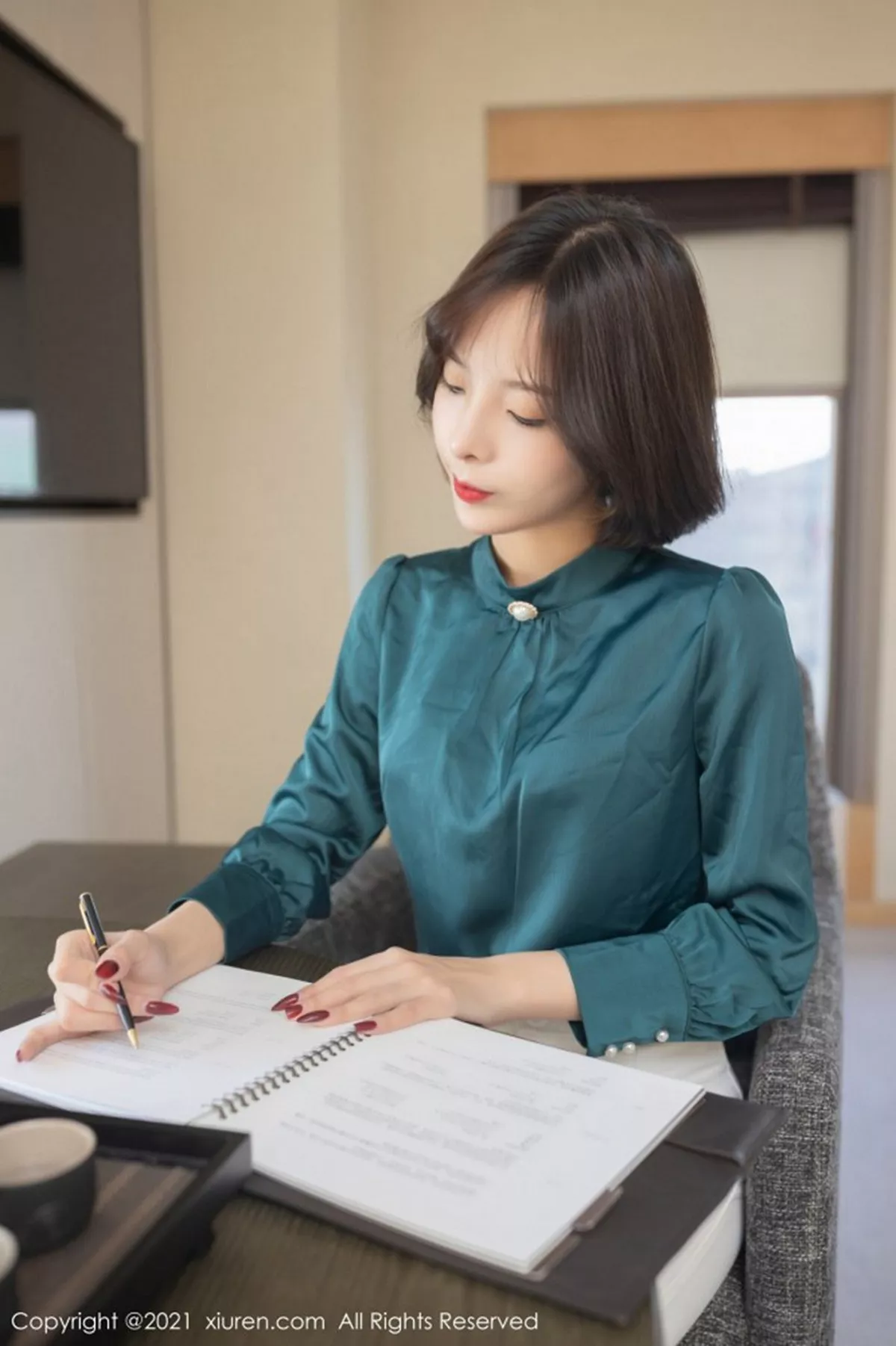 [XiuRen秀人网] 2021.02.19 No.3108 陈小喵 职业商业谈判主题 [83P] NO.12