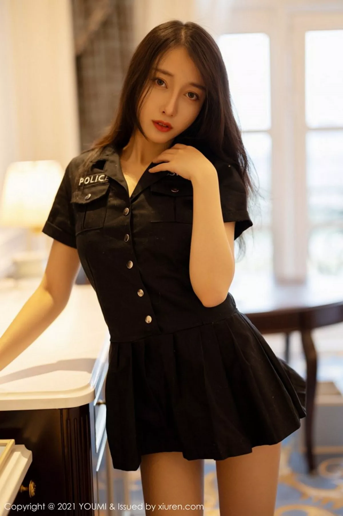 [YOUMI尤蜜荟] 2021.02.20 VOL.604 玥儿玥er 制服美腿 [68P] NO.4