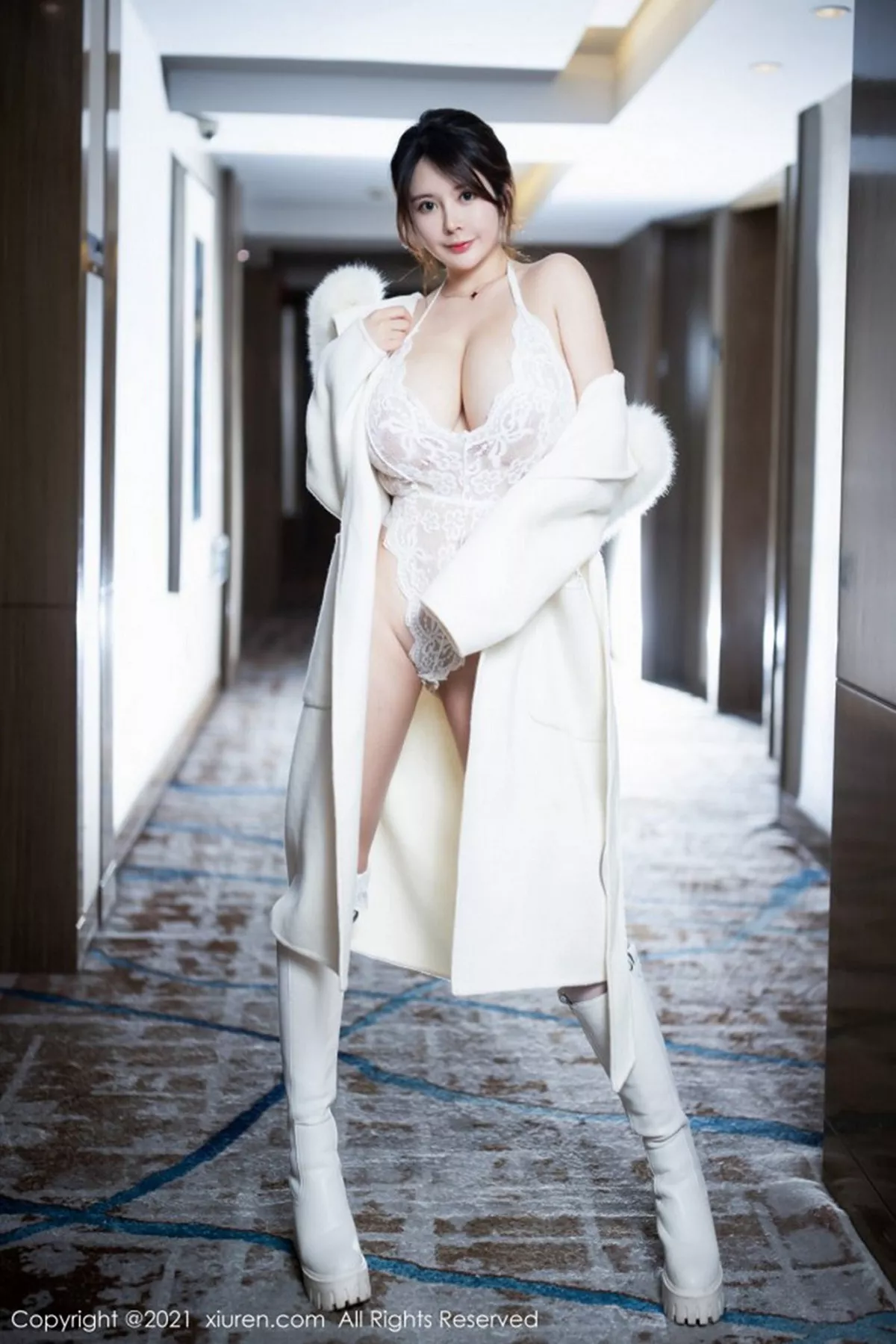 [XiuRen秀人网] 2021.02.22 No.3121 奶油妹妹 童颜巨乳 [45P] NO.4