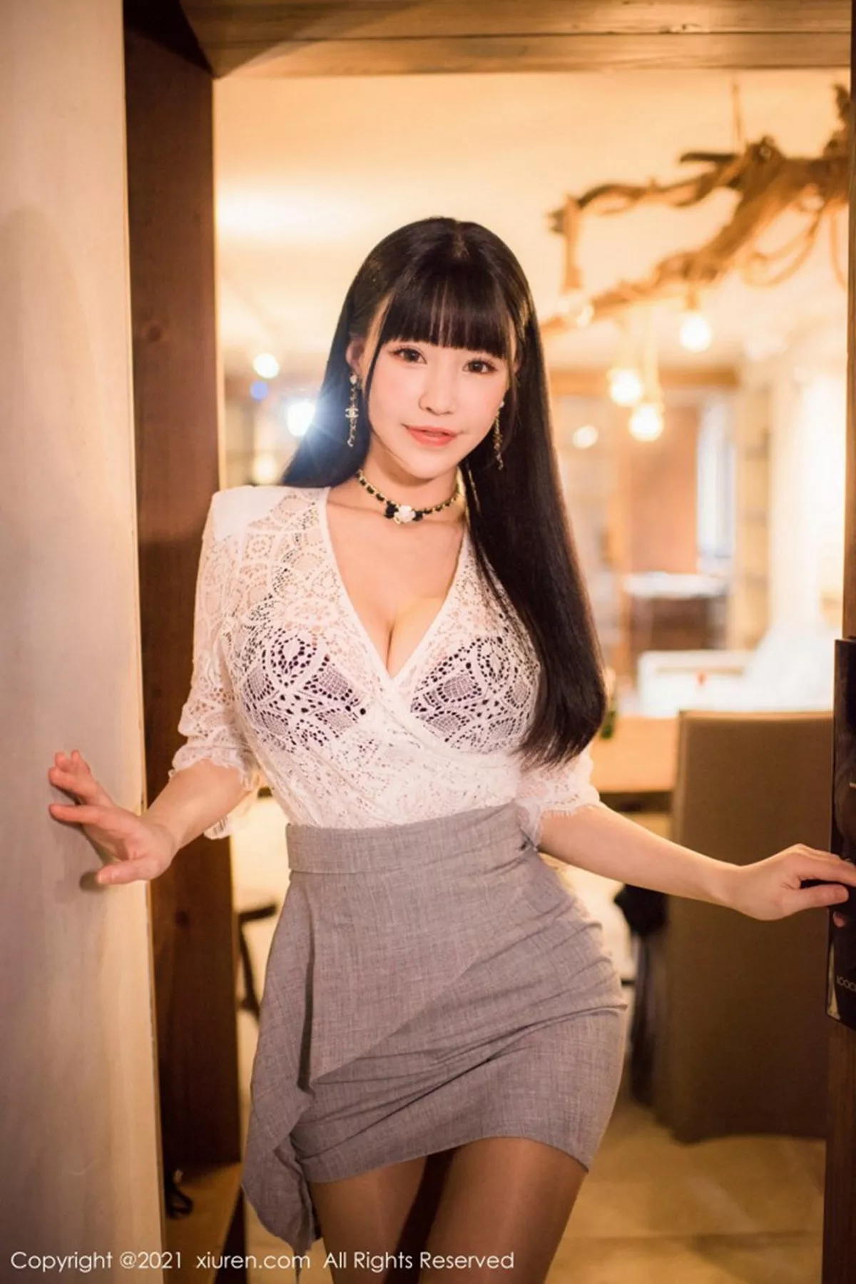 [XiuRen秀人网] 2021.02.23 No.3125 朱可儿Flower 丝袜撕扯 [51P] NO.4