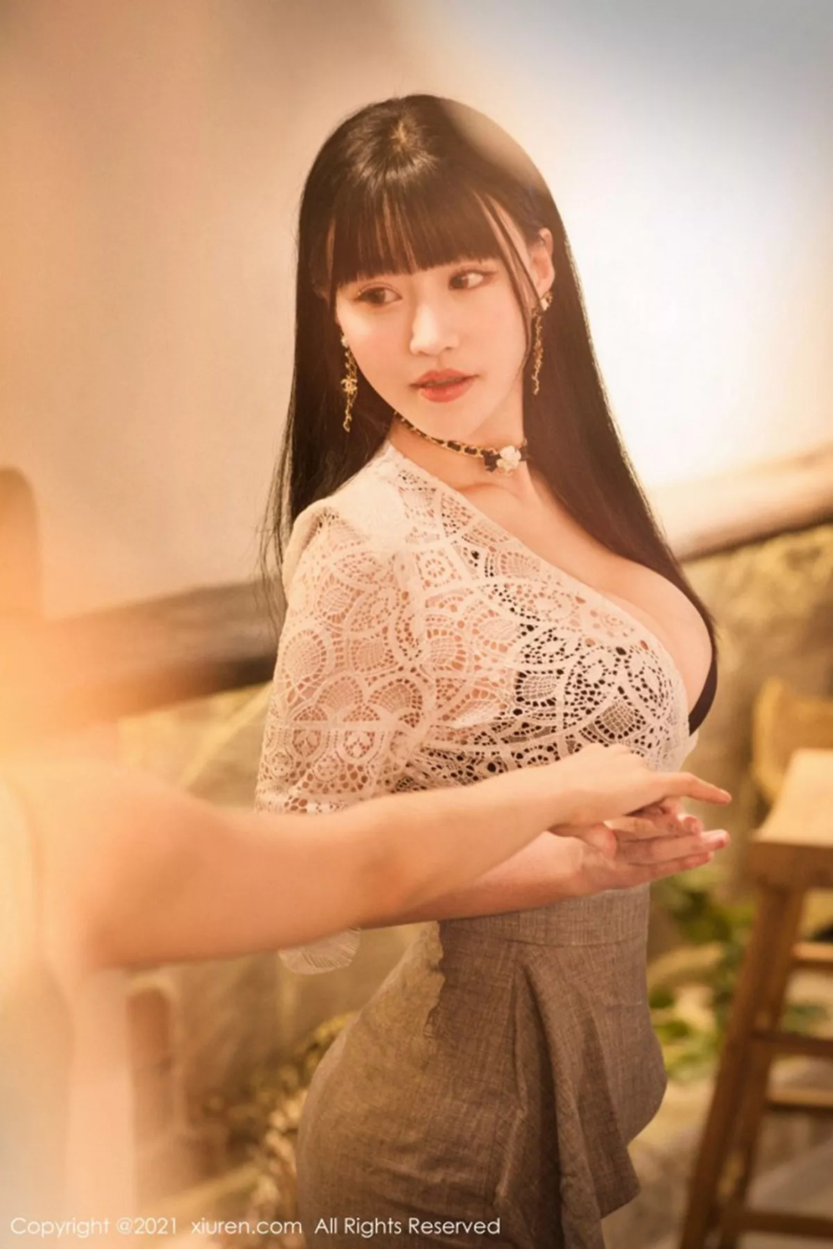 [XiuRen秀人网] 2021.02.23 No.3125 朱可儿Flower 丝袜撕扯 [51P] NO.8