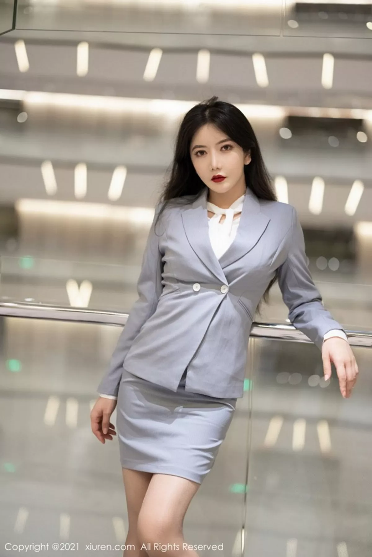 [XiuRen秀人网] 2021.02.23 No.3127 心妍小公主 制服秘书 [36P] NO.1