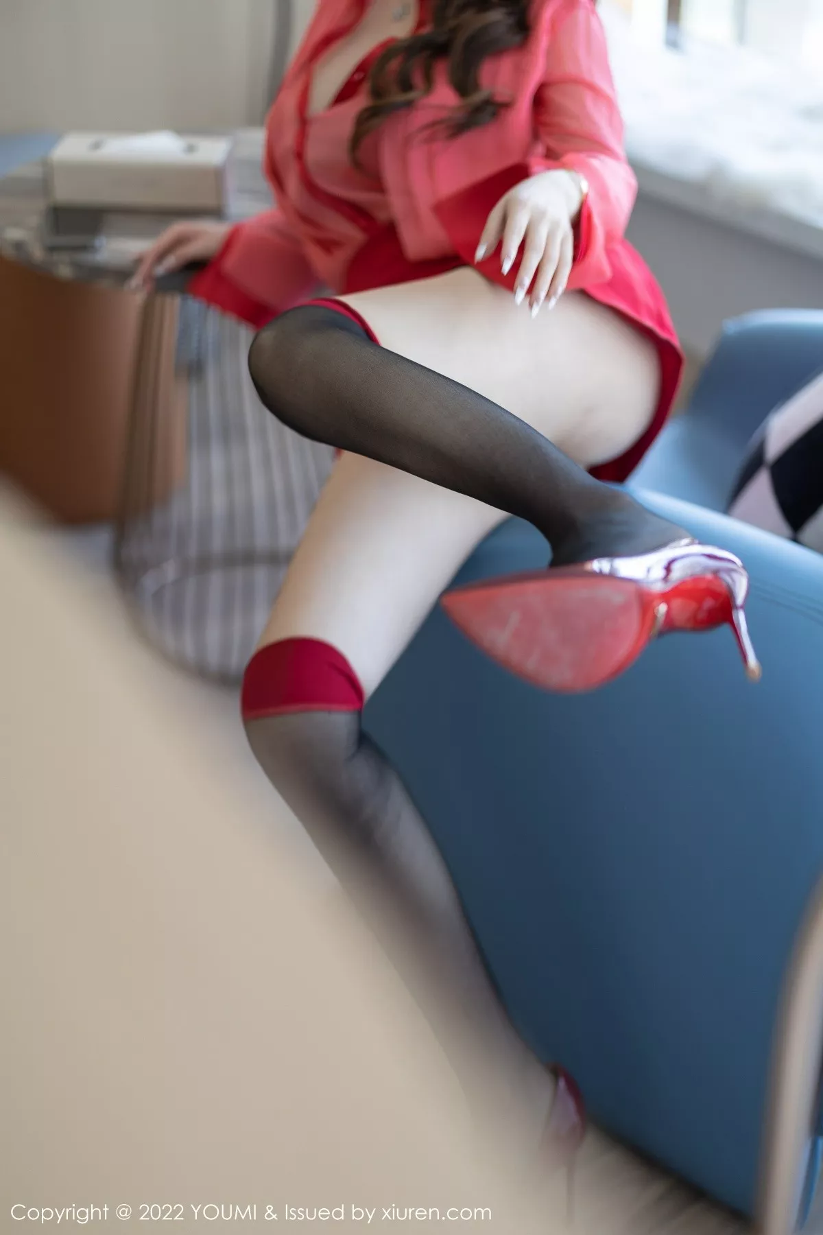 [YOUMI尤蜜荟] 2022.06.30 VOL.809 尤妮丝Egg 黑丝美臀 [60P] NO.10