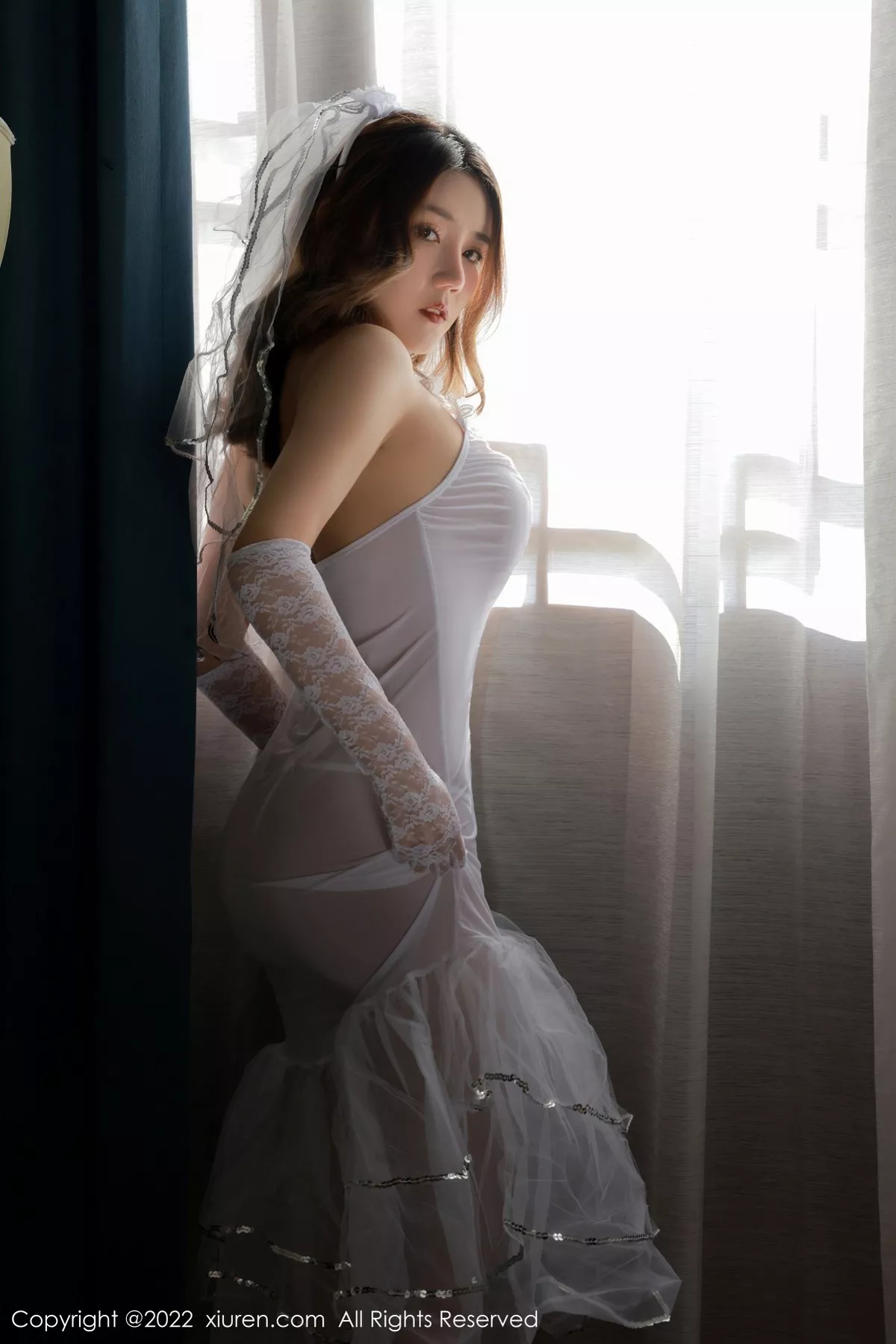 [XiuRen秀人网] 2022.07.08 No.5247 Sugar糖酒酒 轻透婚纱 [57P] NO.4