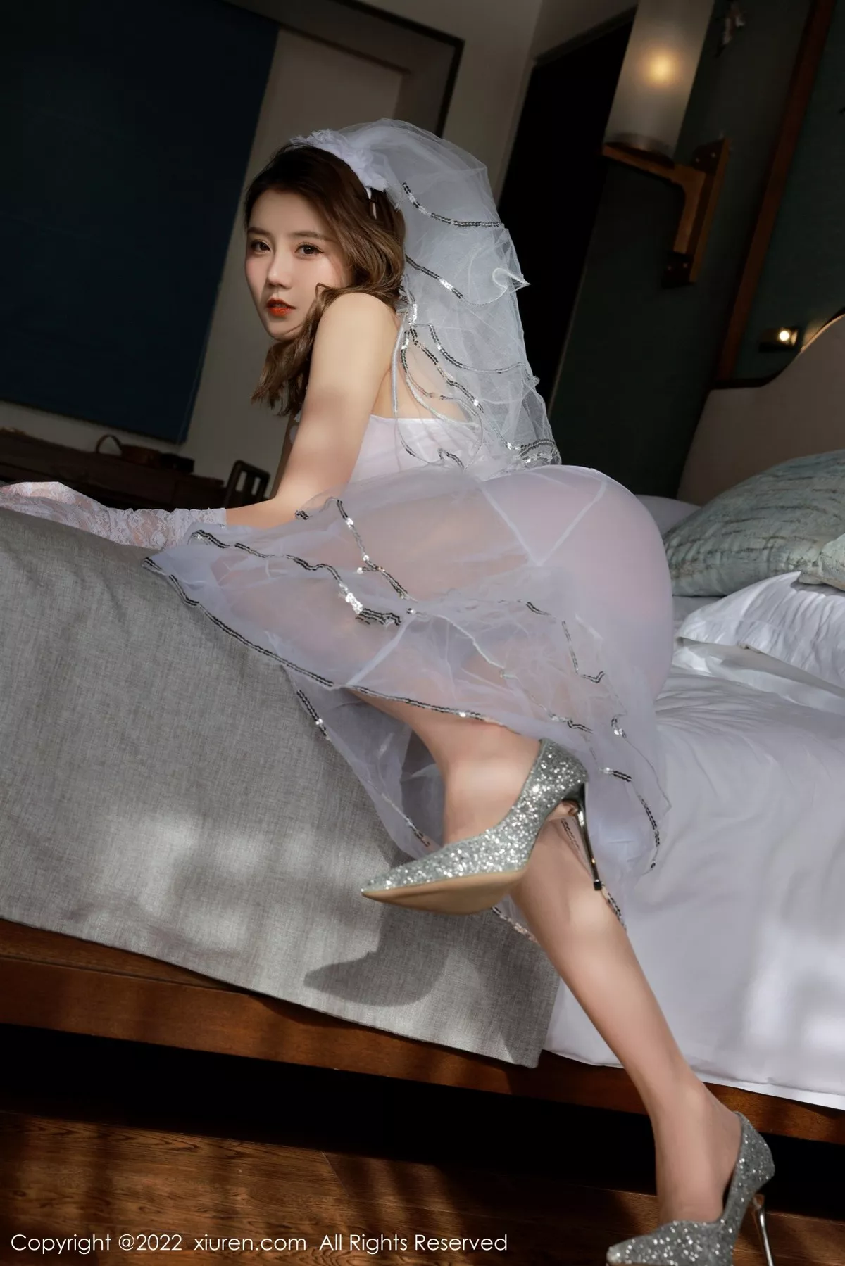 [XiuRen秀人网] 2022.07.08 No.5247 Sugar糖酒酒 轻透婚纱 [57P] NO.8