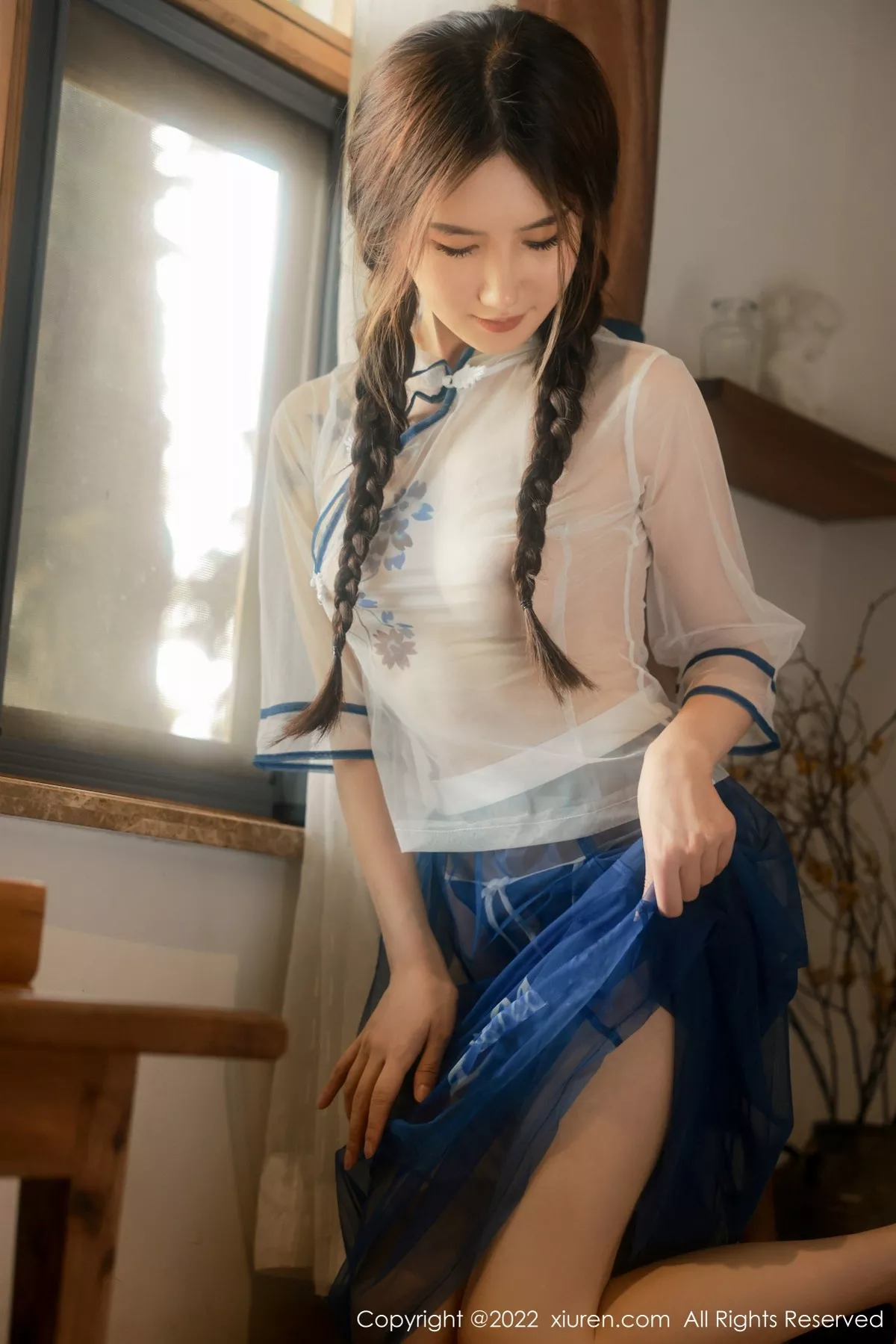 [XiuRen秀人网] 2022.07.18 No.5287 古月小同学 古装美腿 [54P] NO.7