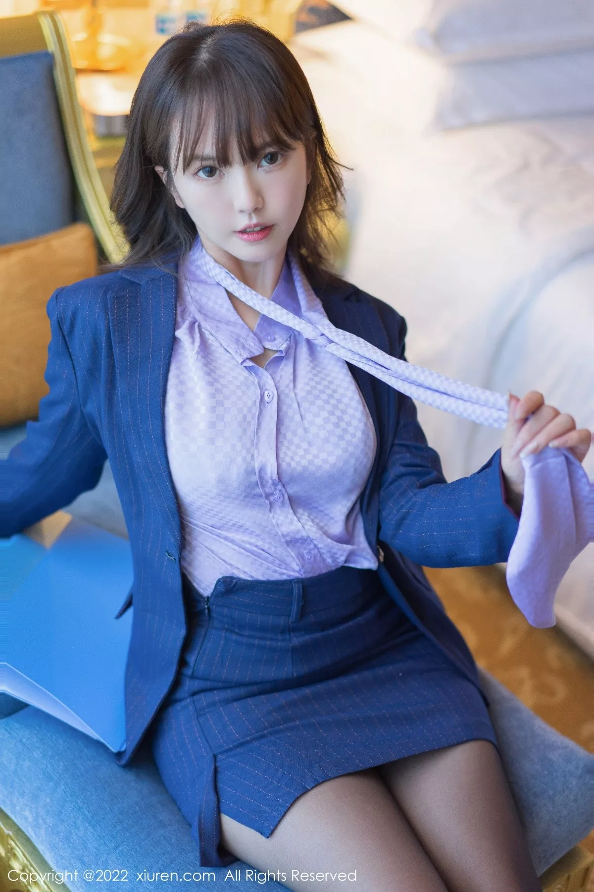 [XiuRen秀人网] 2022.06.28 No.5201 张思允Nice 黑丝美腿 [63P] NO.2