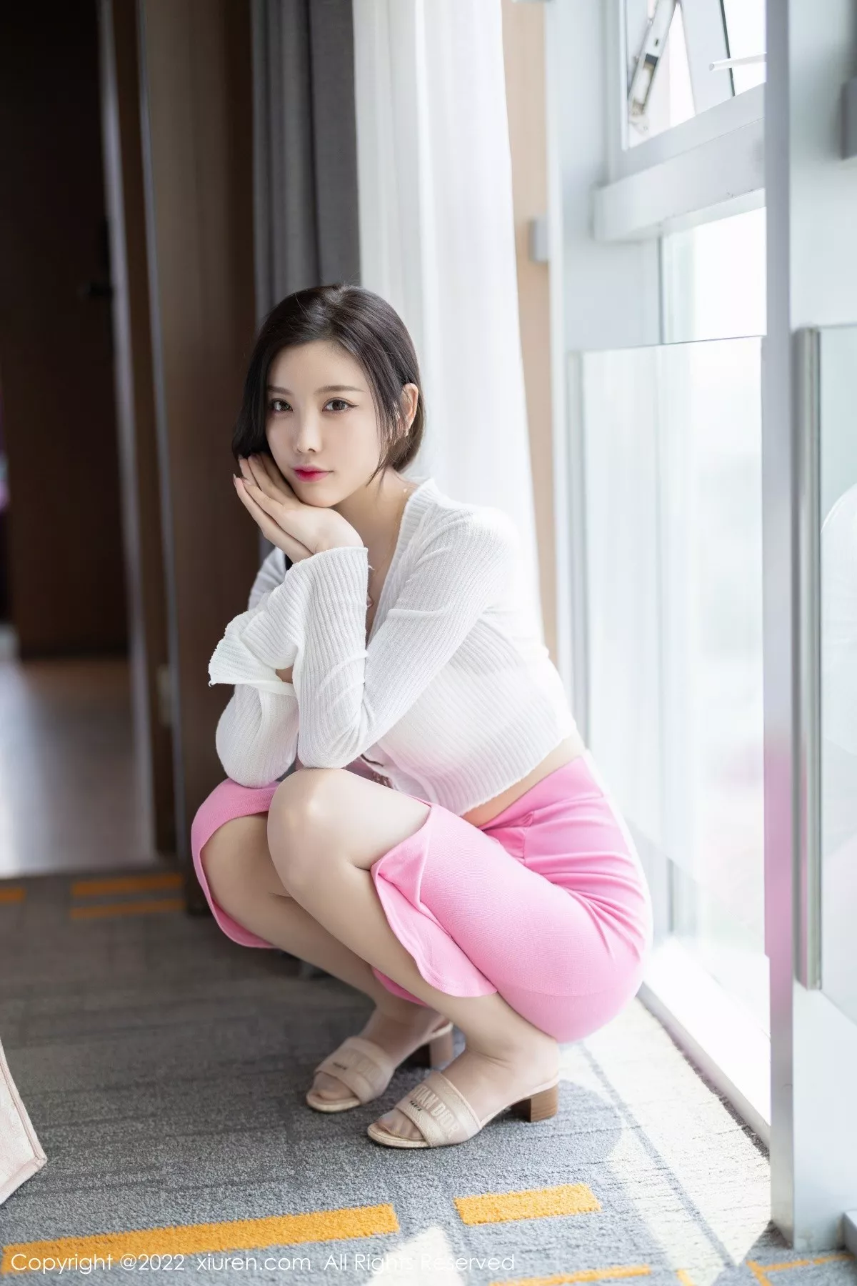 [XiuRen秀人网] 2022.06.28 No.5200 杨晨晨Yome 丝袜美腿 [76P] NO.9