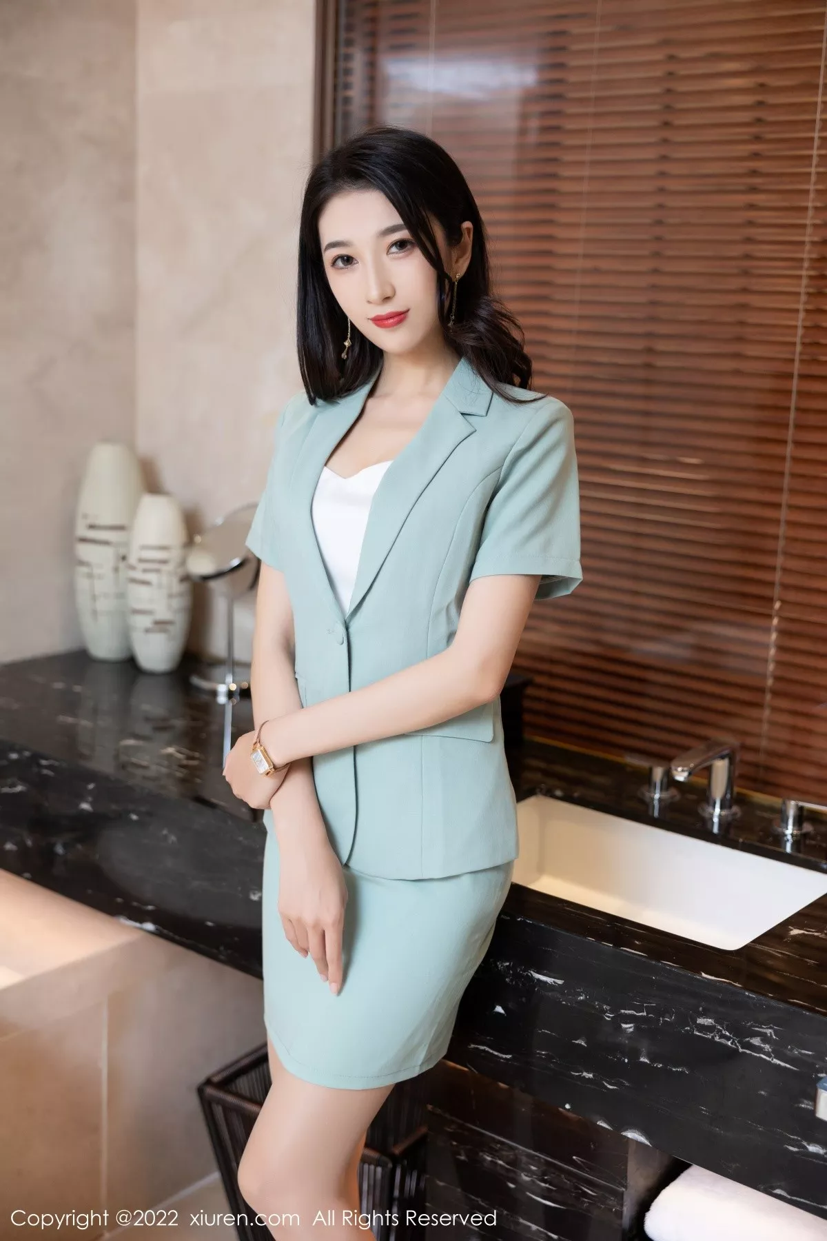 [XiuRen秀人网] 2022.08.08 No.5403 林乐一 制服丝袜 [66P] NO.2