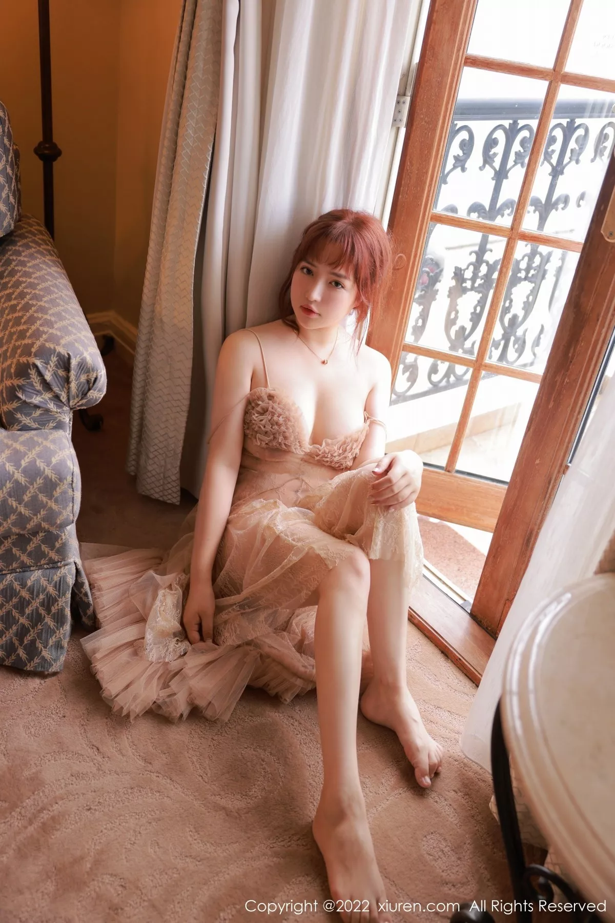 [XiuRen秀人网] 2022.08.11 No.5421 养乐多DoDo 睡裙美臀 [52P] NO.4