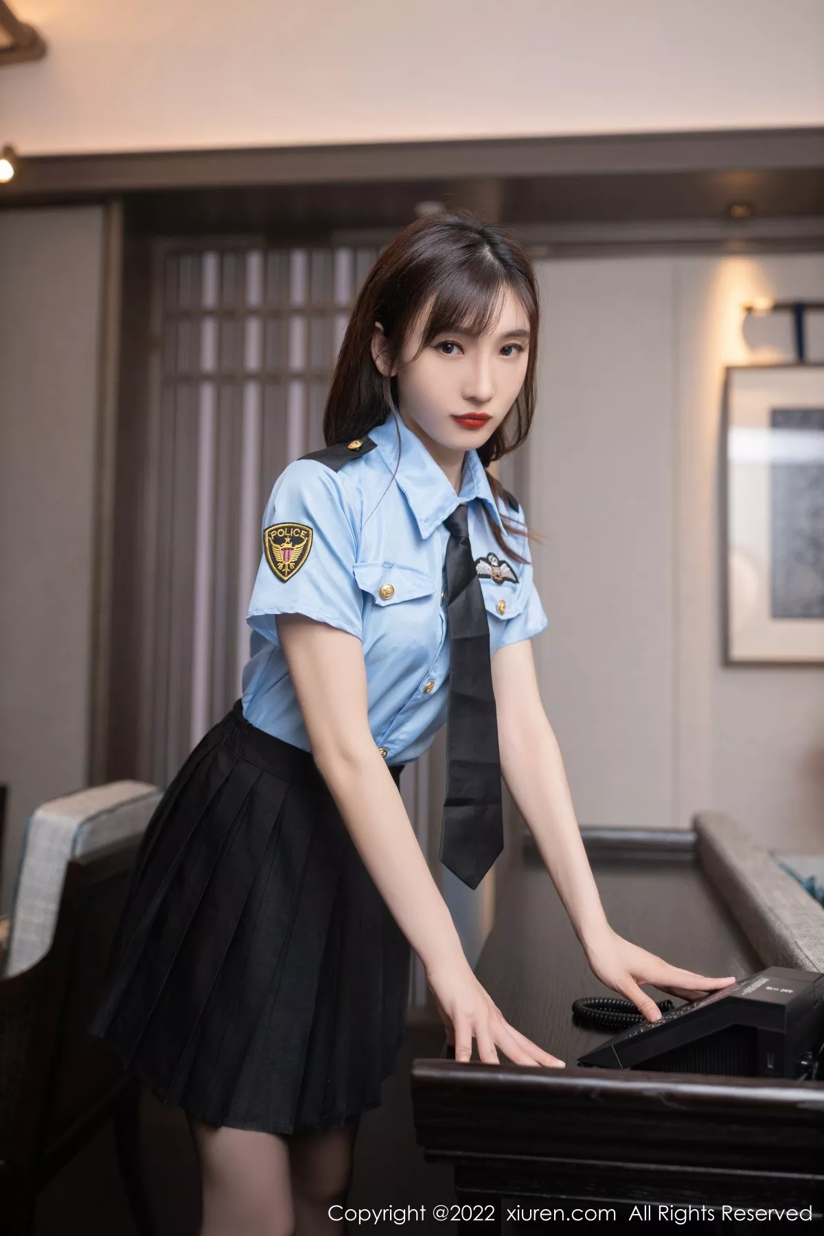 [XiuRen秀人网] 2022.08.18 No.5461 陆萱萱 制服美腿 [84P] NO.4