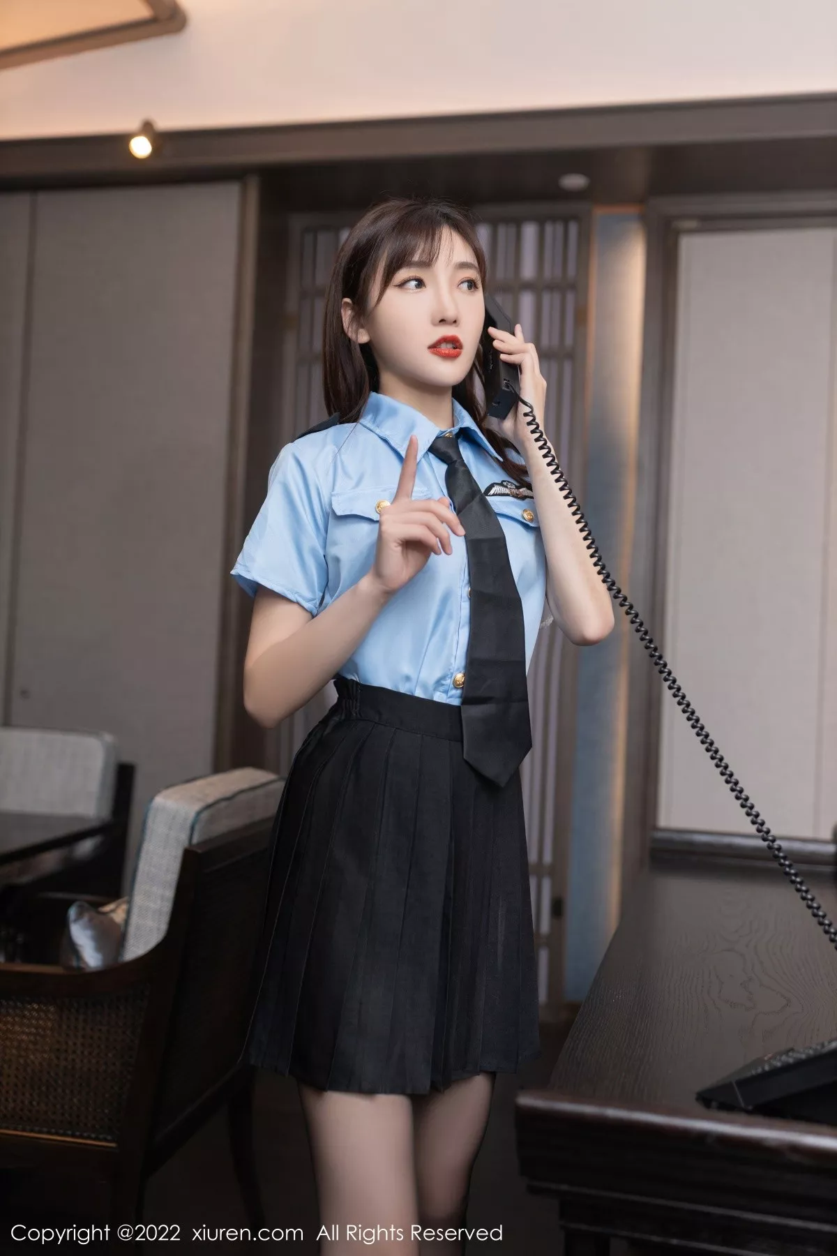 [XiuRen秀人网] 2022.08.18 No.5461 陆萱萱 制服美腿 [84P] NO.3