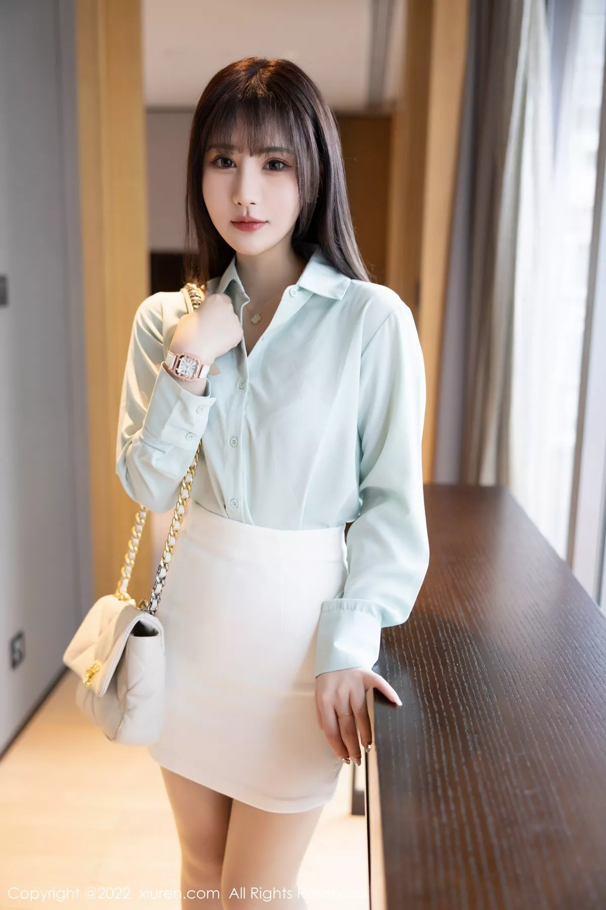 [XiuRen秀人网] 2022.09.07 No.5555 张欣欣 短裙美腿 [80P] NO.2