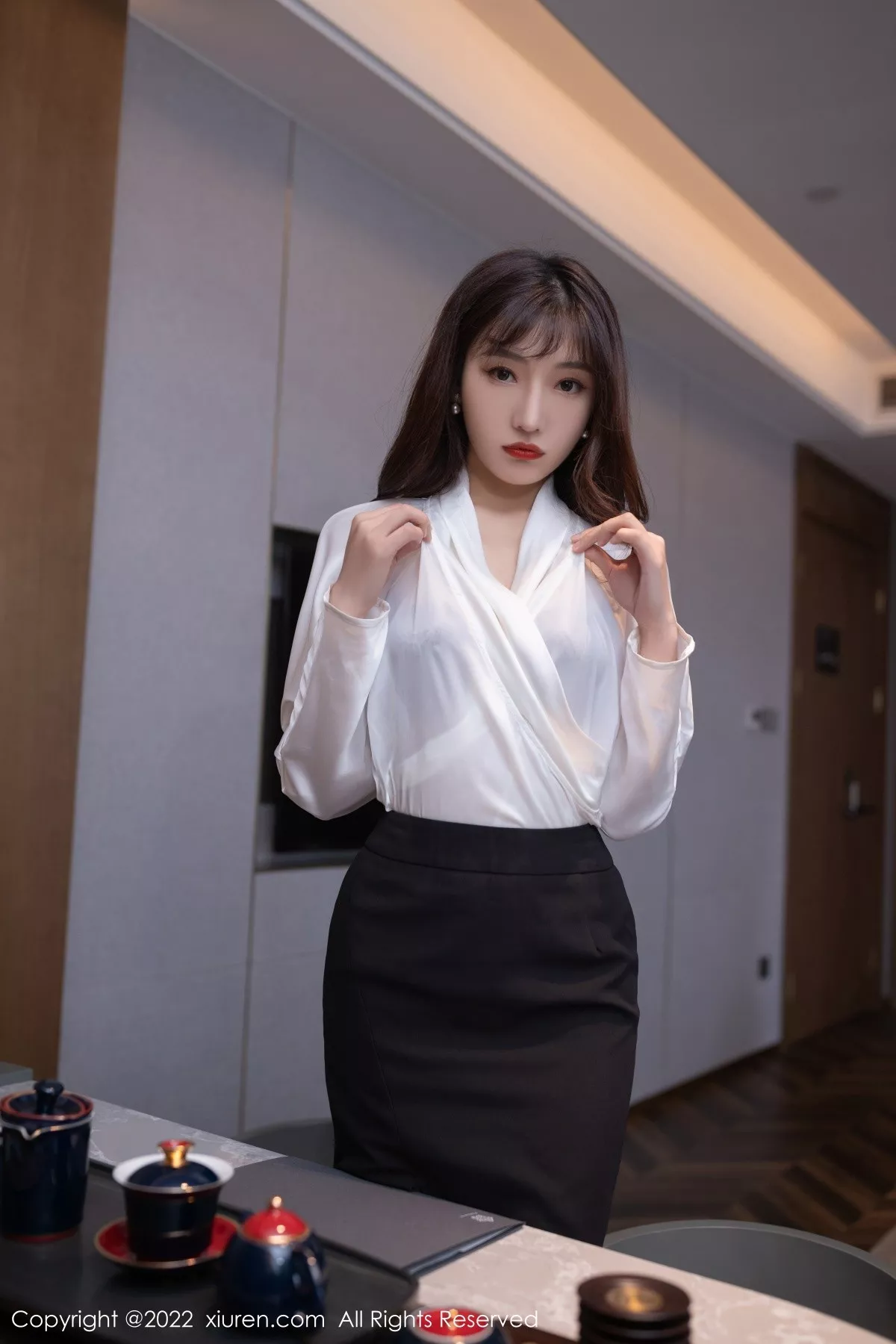 [XiuRen秀人网] 2022.09.08 No.5564 陆萱萱 黑丝美腿 [80P] NO.7