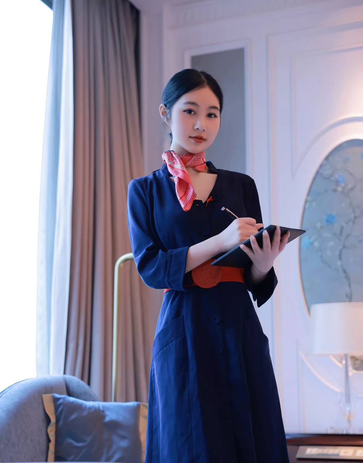 [XiuRen秀人网] 2022.09.13 No.5579 谢晚晚 美腿制服 [61P] NO.3