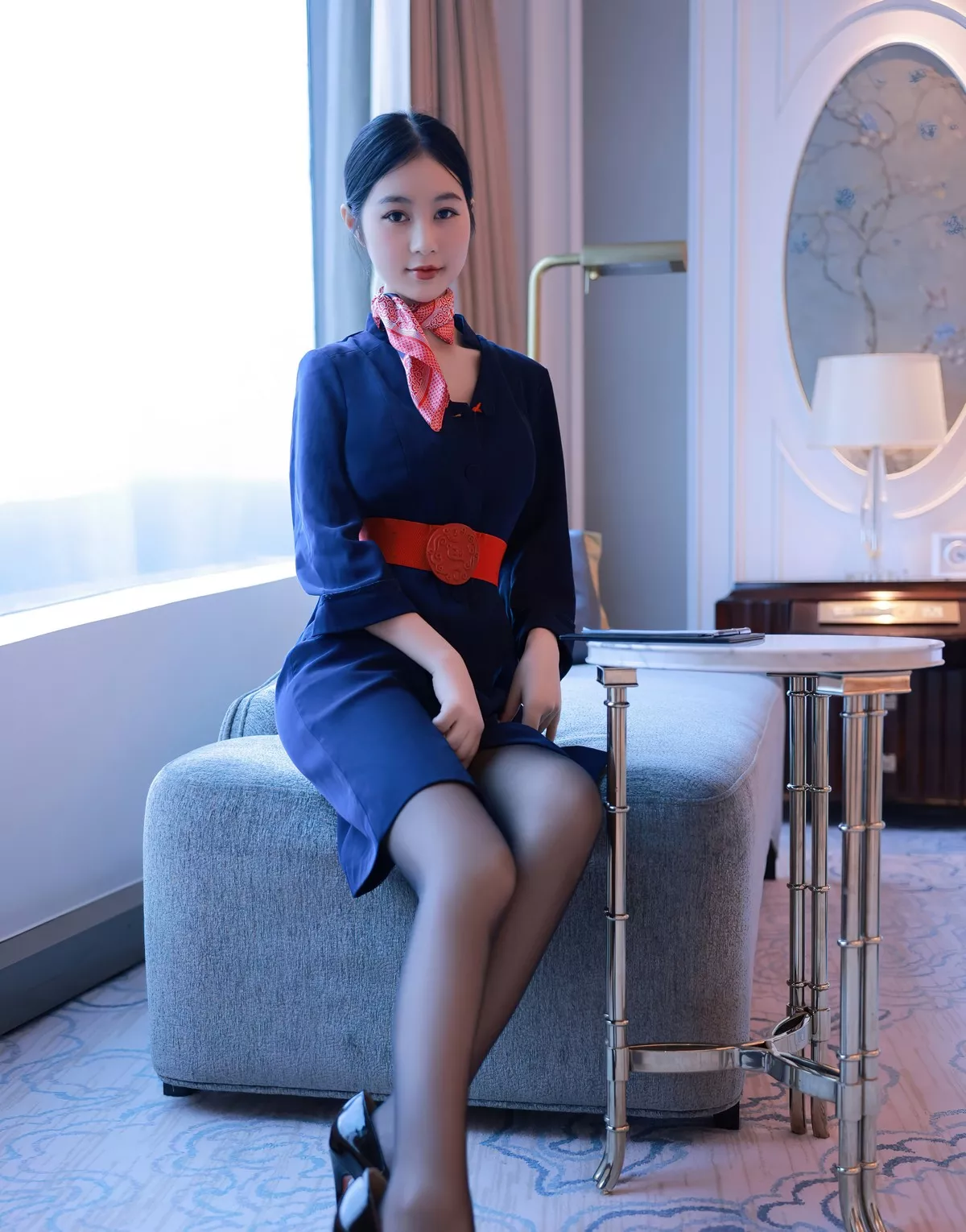 [XiuRen秀人网] 2022.09.13 No.5579 谢晚晚 美腿制服 [61P] NO.6