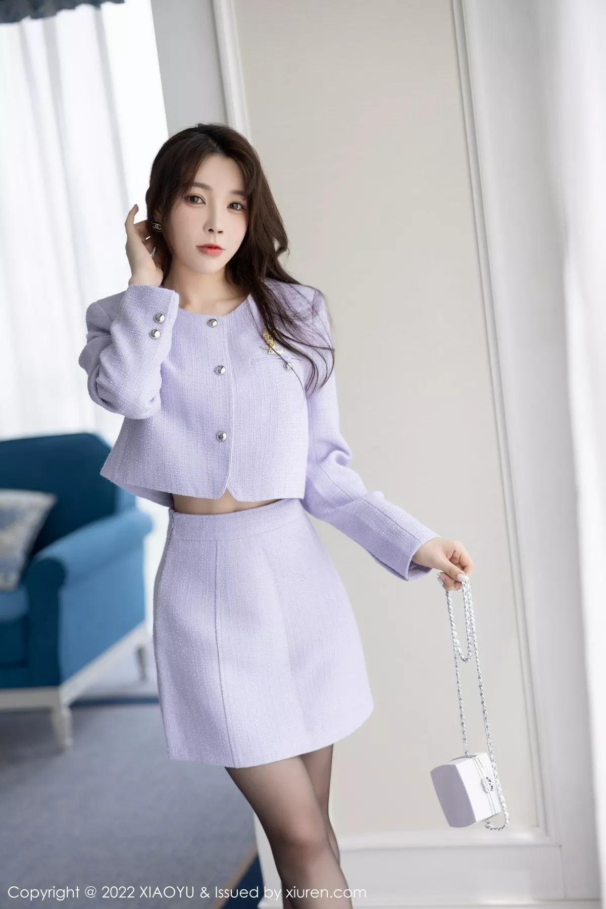 [XIAOYU语画界] 2022.09.15 VOL.864 徐莉芝Booty 淡紫色内衣 [100P] NO.2