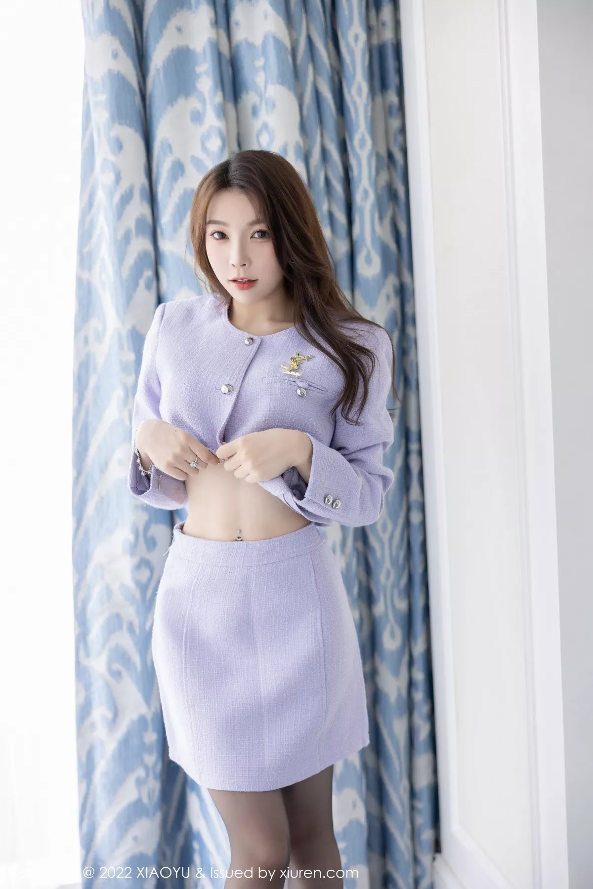 [XIAOYU语画界] 2022.09.15 VOL.864 徐莉芝Booty 淡紫色内衣 [100P] NO.8