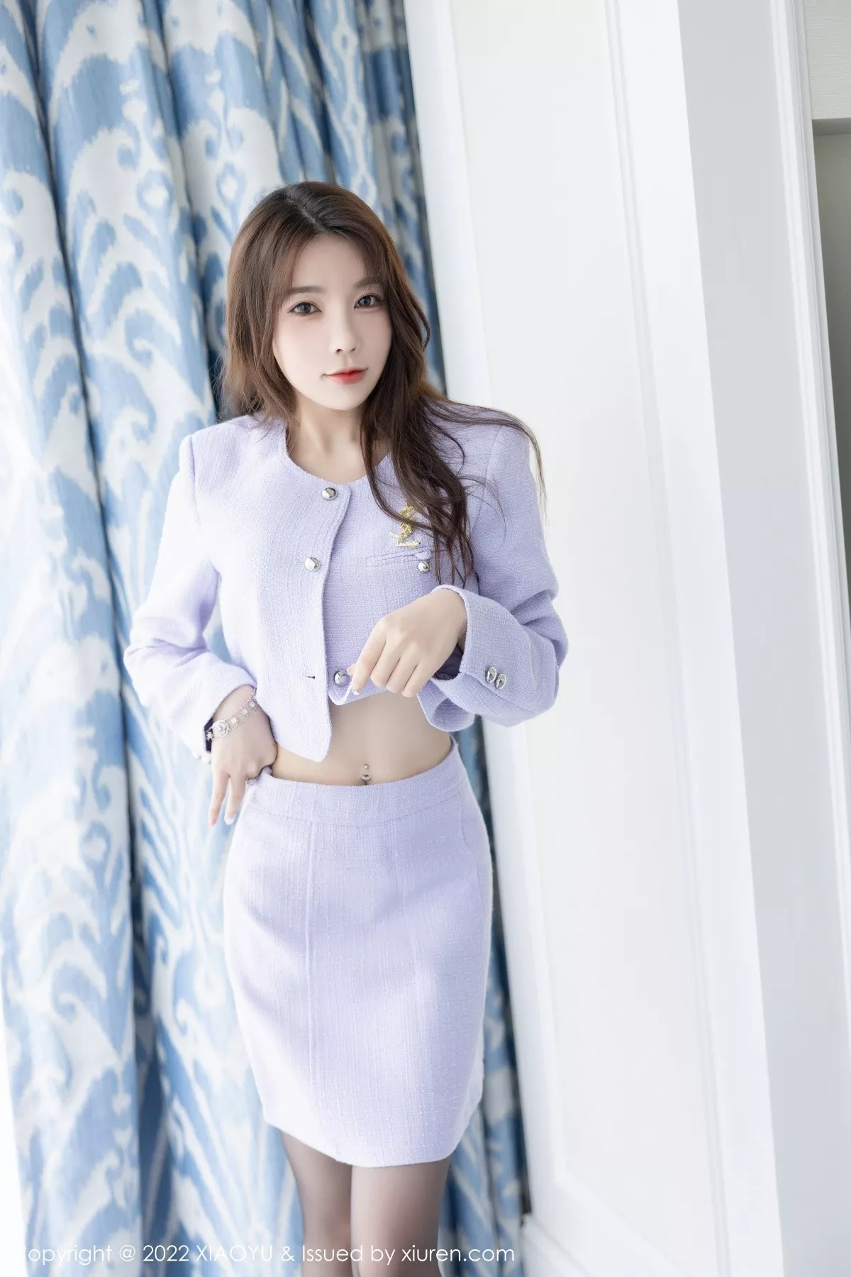 [XIAOYU语画界] 2022.09.15 VOL.864 徐莉芝Booty 淡紫色内衣 [100P] NO.10