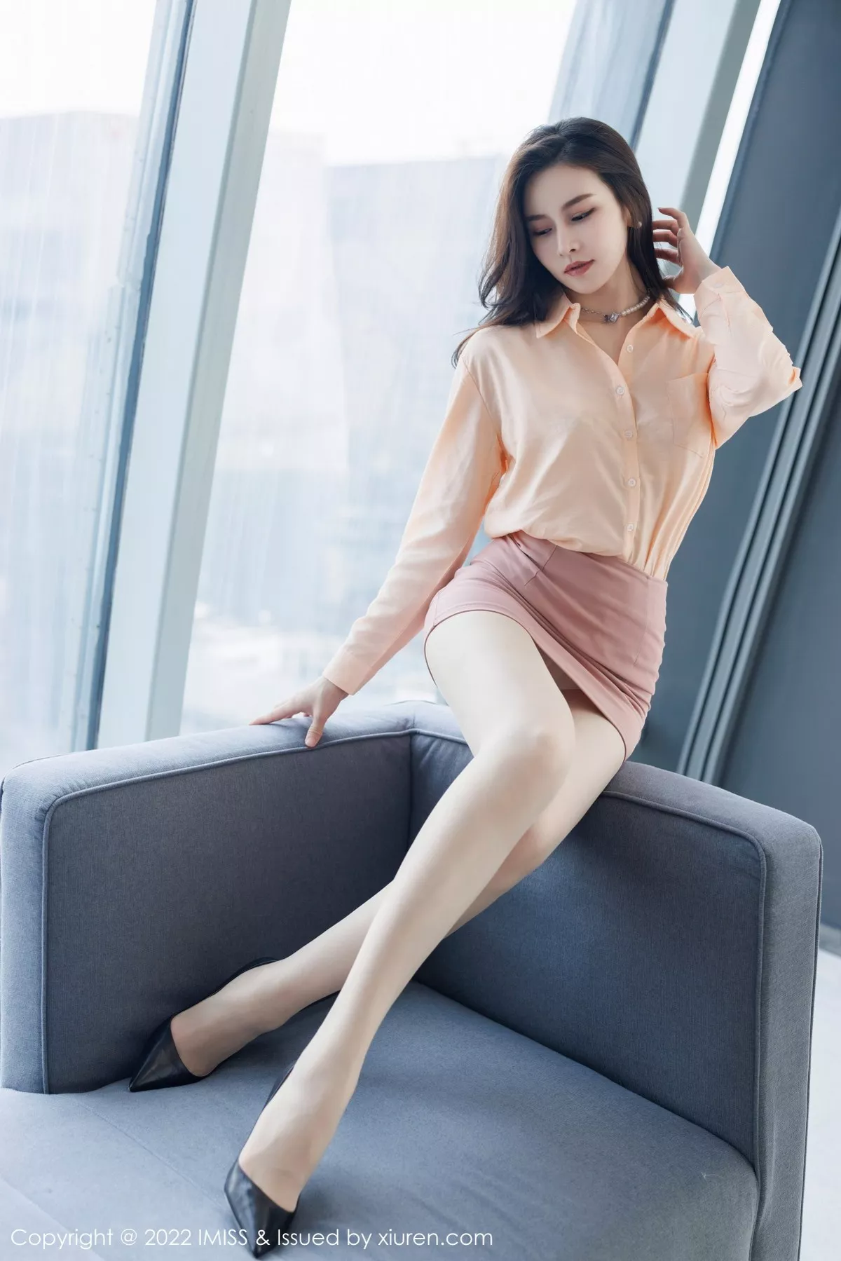 [IMISS爱蜜社] 2022.08.23 VOL.694 Vanessa 短裙美臀 [64P] NO.11