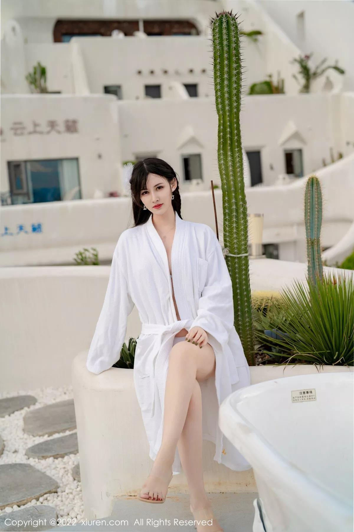 [XiuRen秀人网] 2022.08.23 No.5476 诗诗kiki 白色比基尼 [55P] NO.4