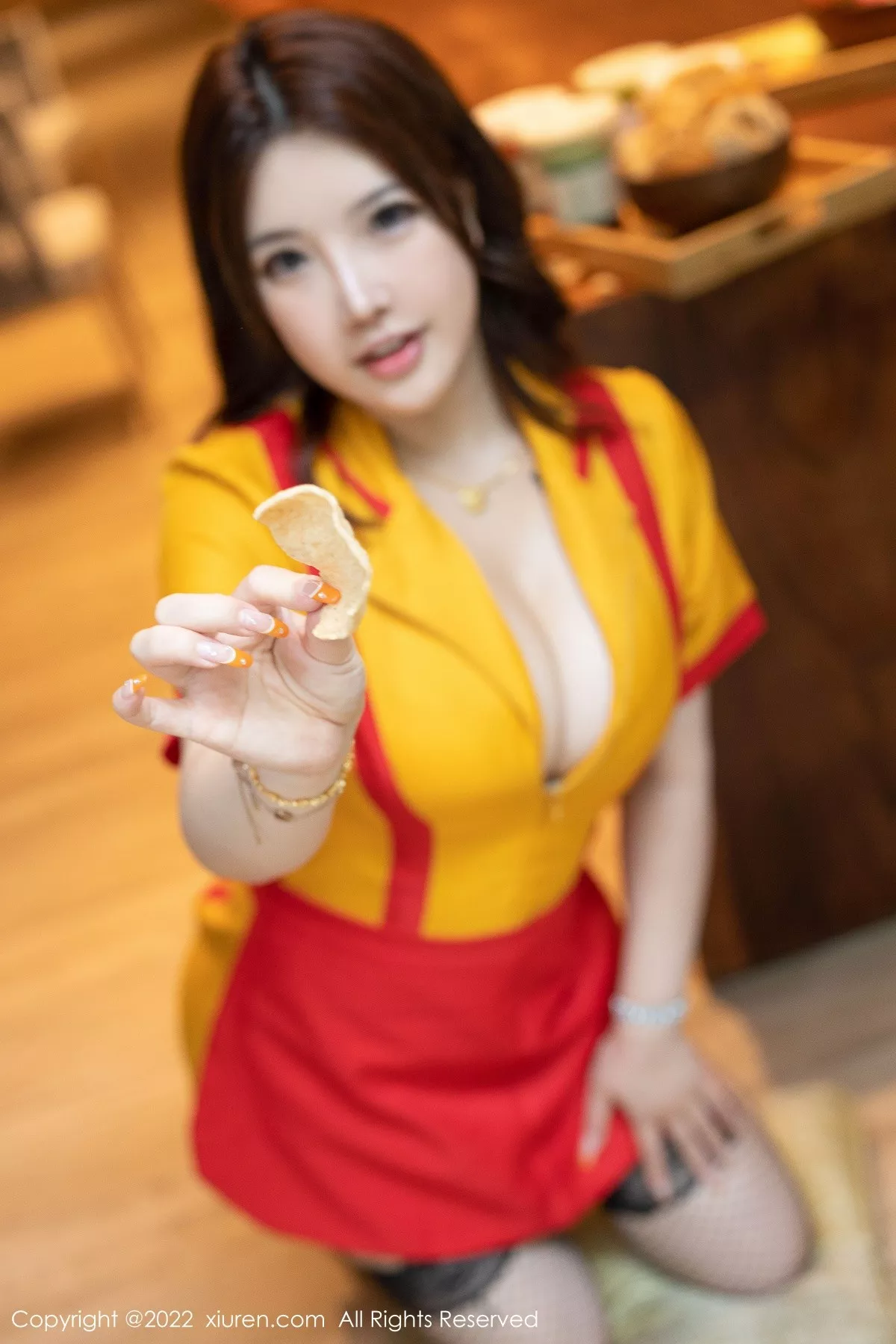 [XiuRen秀人网] 2022.08.29 No.5509 小海臀Rena 服务员制服 [56P] NO.10