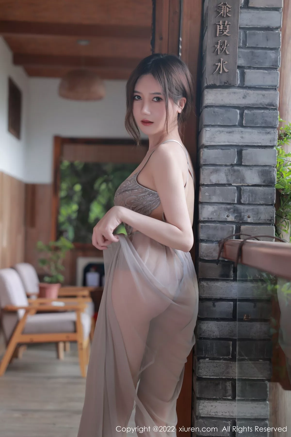 [XiuRen秀人网] 2022.09.29 No.5660 古月小同学 吊带裙美腿 [63P] NO.4