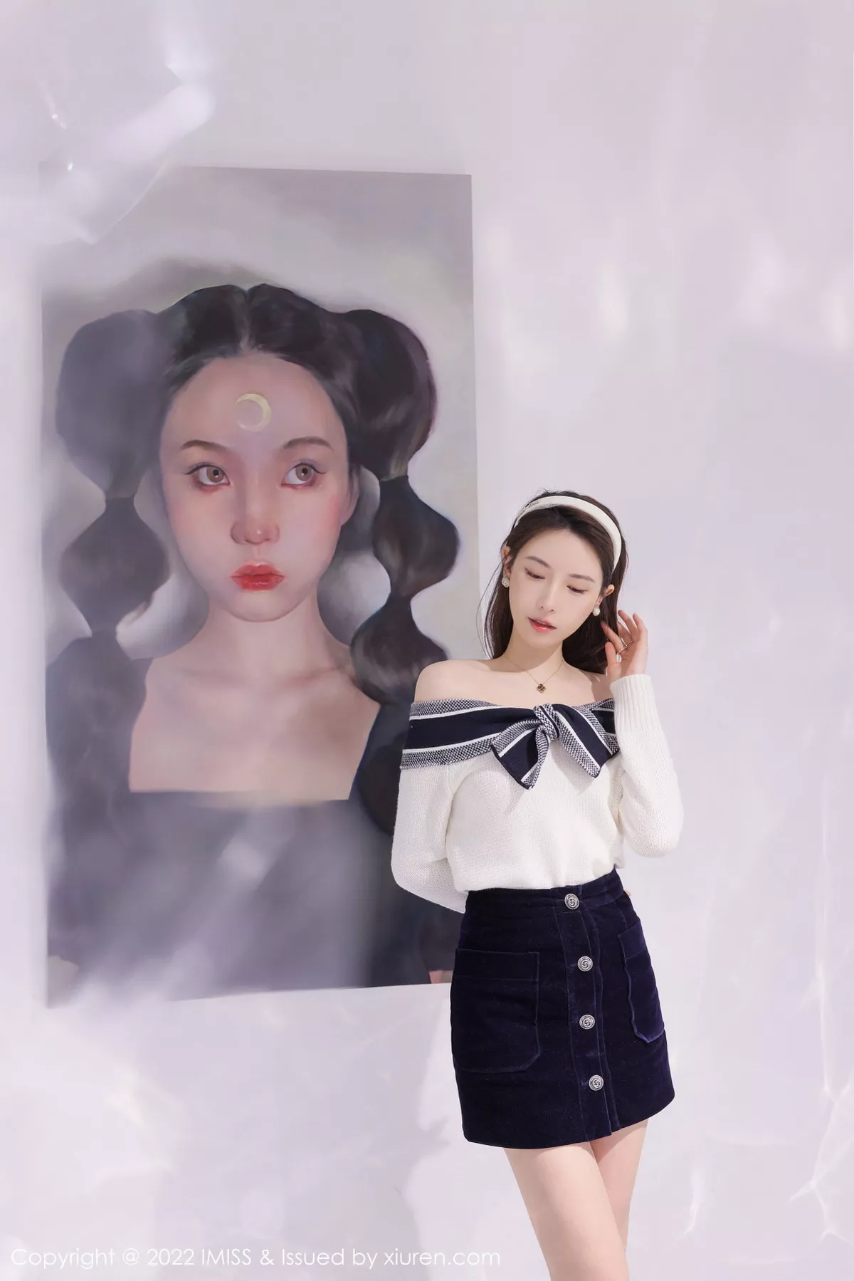 [IMISS爱蜜社] 2022.10.09 VOL.704 Lynn刘奕宁 短裙美腿 [22P] NO.7