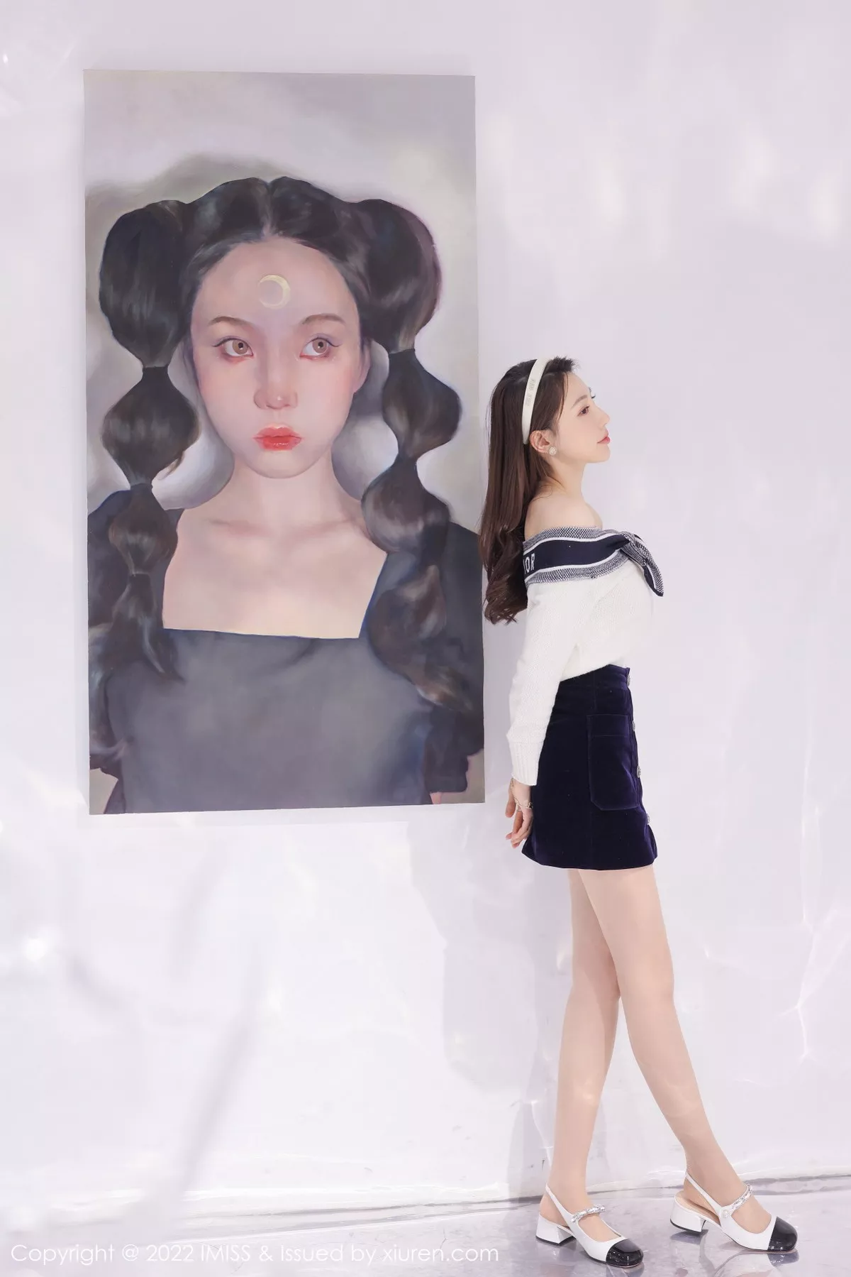 [IMISS爱蜜社] 2022.10.09 VOL.704 Lynn刘奕宁 短裙美腿 [22P] NO.4