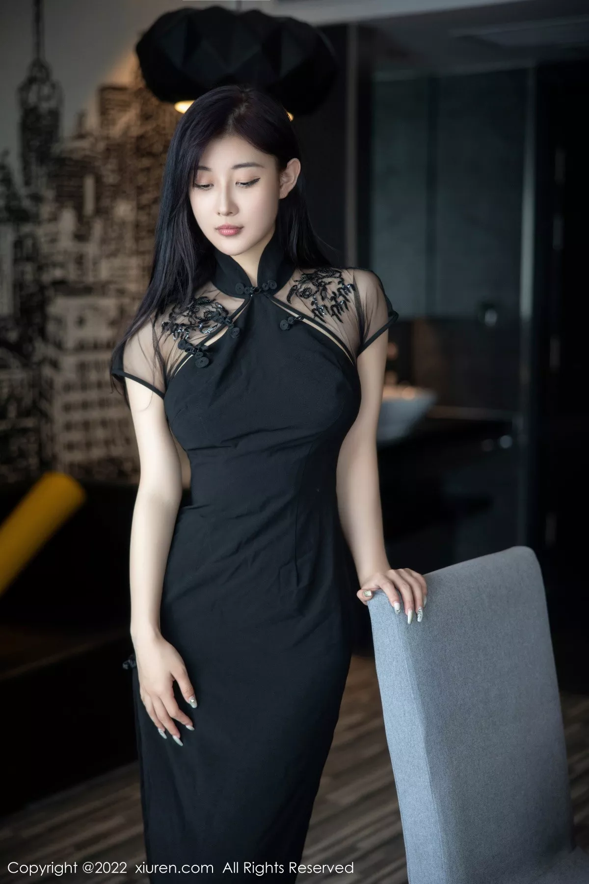 [XiuRen秀人网] 2022.10.11 No.5691 顾楚楚Maily 黑丝美腿 [86P] NO.9