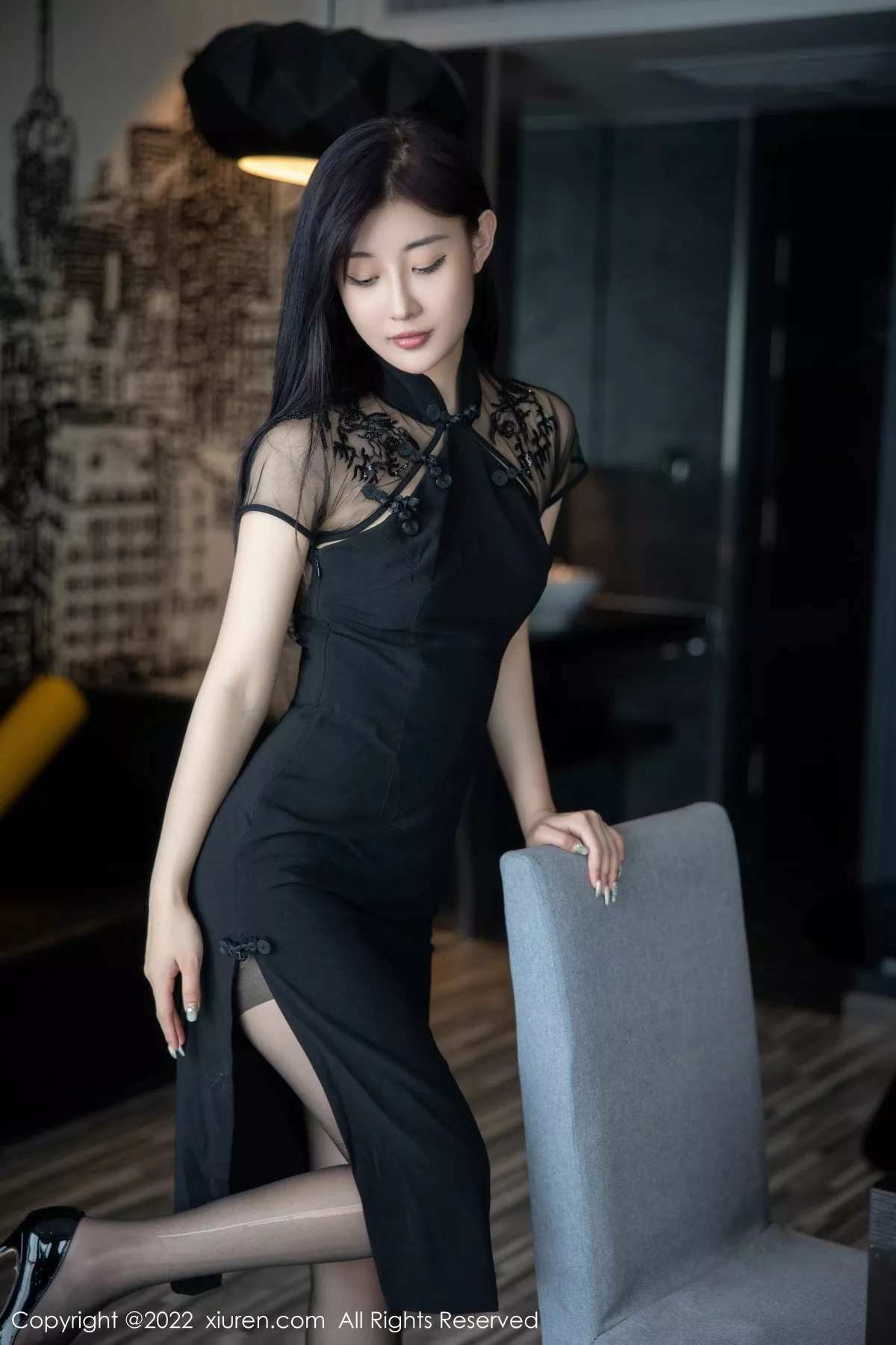 [XiuRen秀人网] 2022.10.11 No.5691 顾楚楚Maily 黑丝美腿 [86P] NO.10