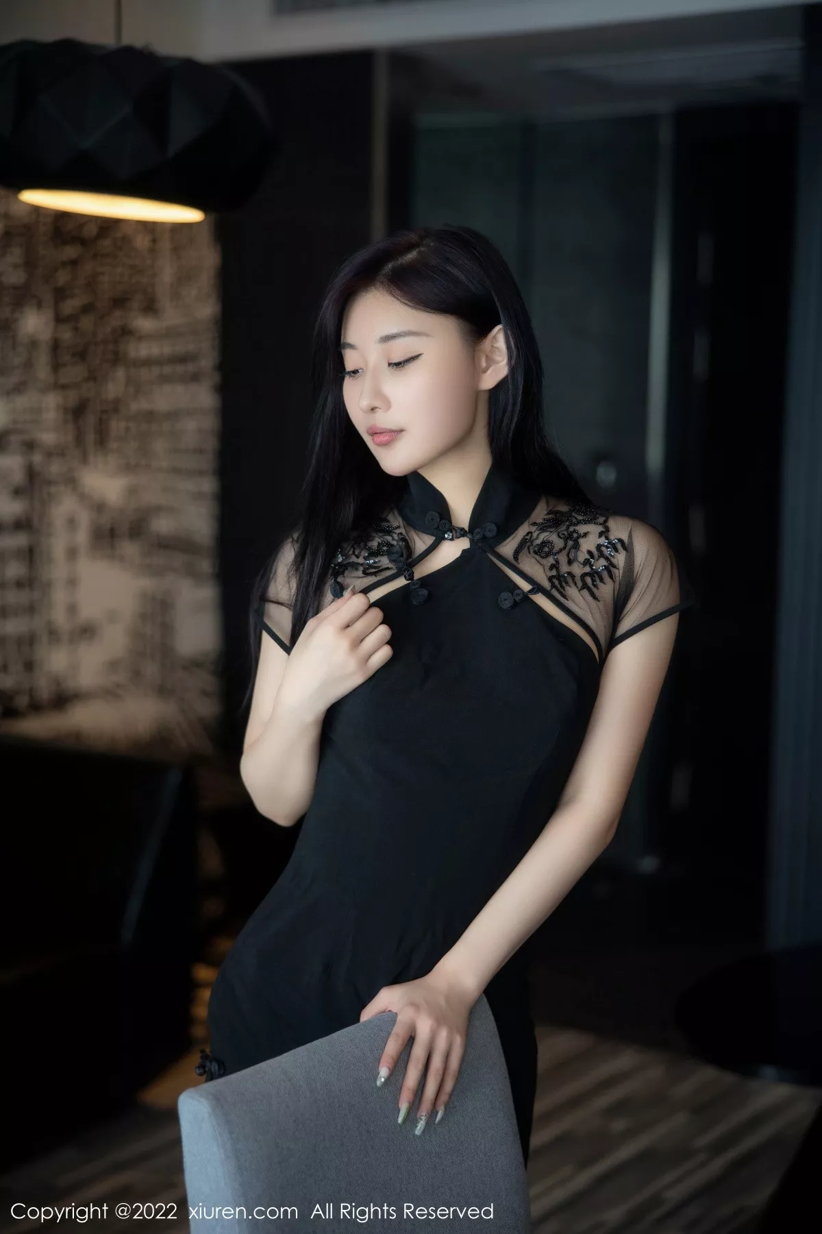 [XiuRen秀人网] 2022.10.11 No.5691 顾楚楚Maily 黑丝美腿 [86P] NO.4