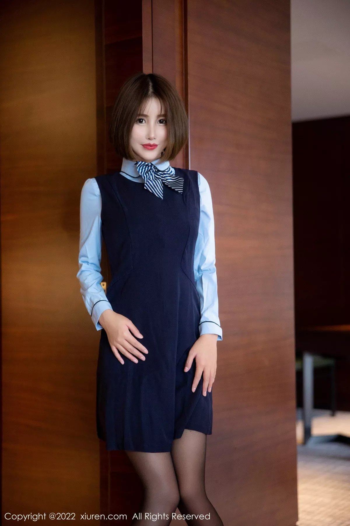 [XiuRen秀人网] 2022.10.19 No.5727 宋愉愉 黑丝制服 [85P] NO.2