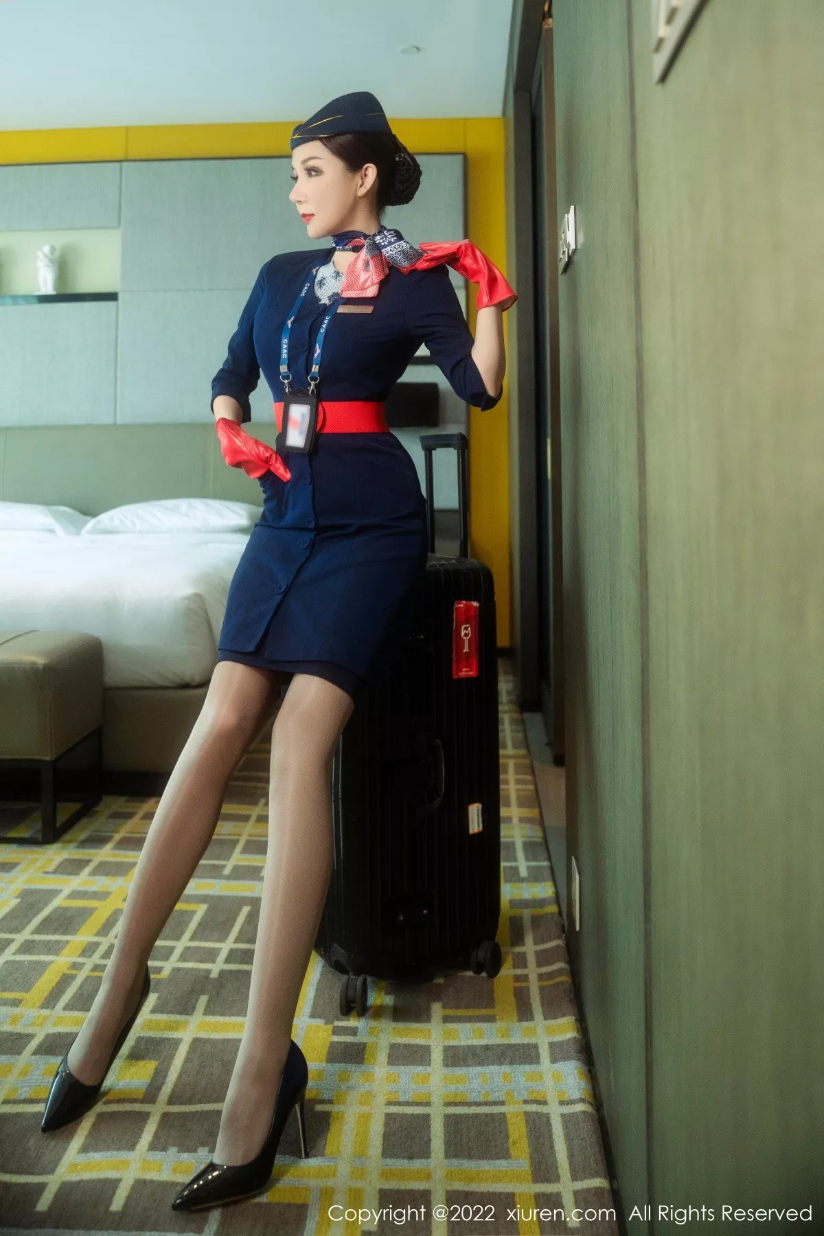 [XiuRen秀人网] 2022.09.20 No.5609 陈怡曼 制服美腿 [61P] NO.11