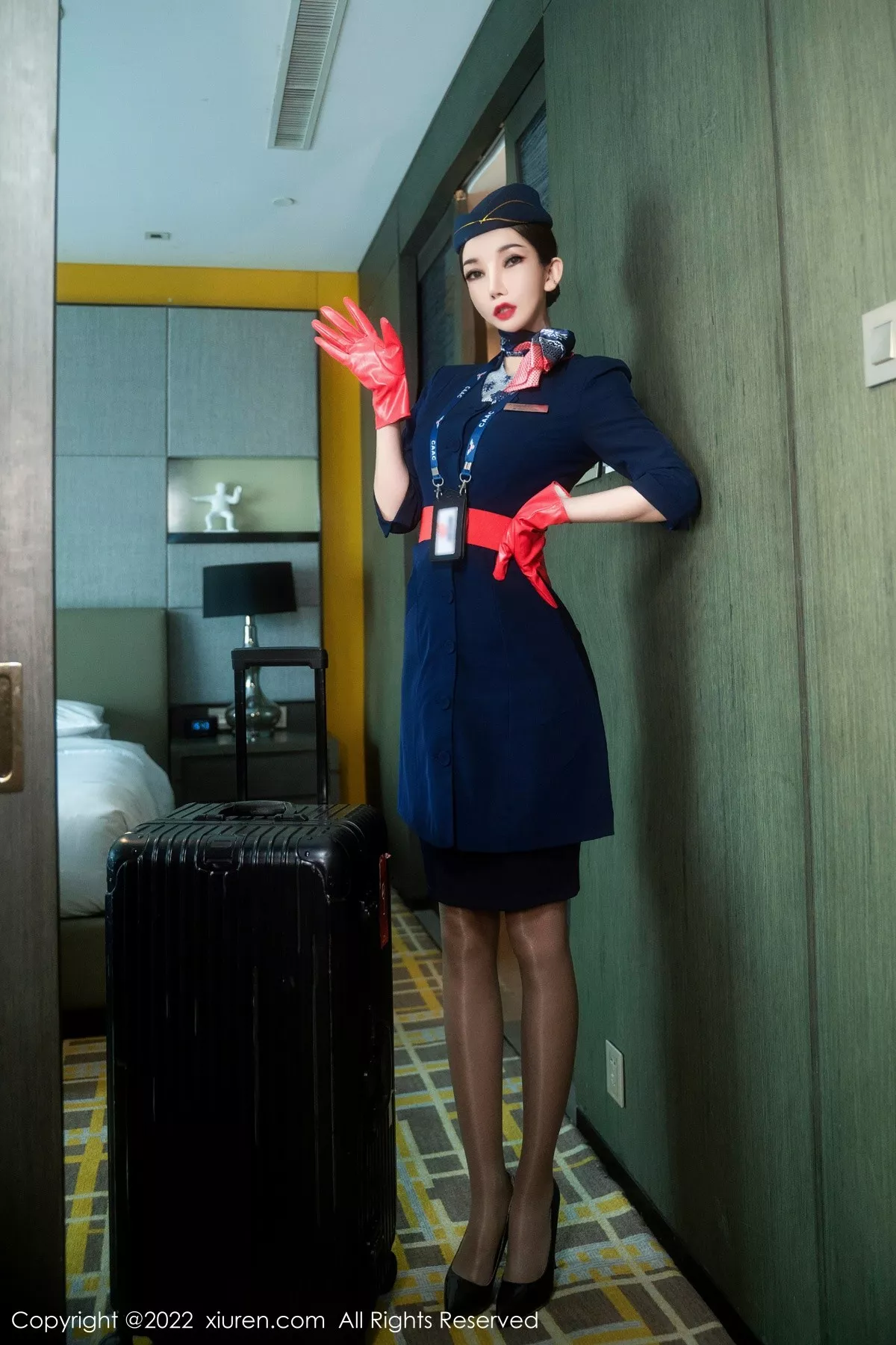 [XiuRen秀人网] 2022.09.20 No.5609 陈怡曼 制服美腿 [61P] NO.6