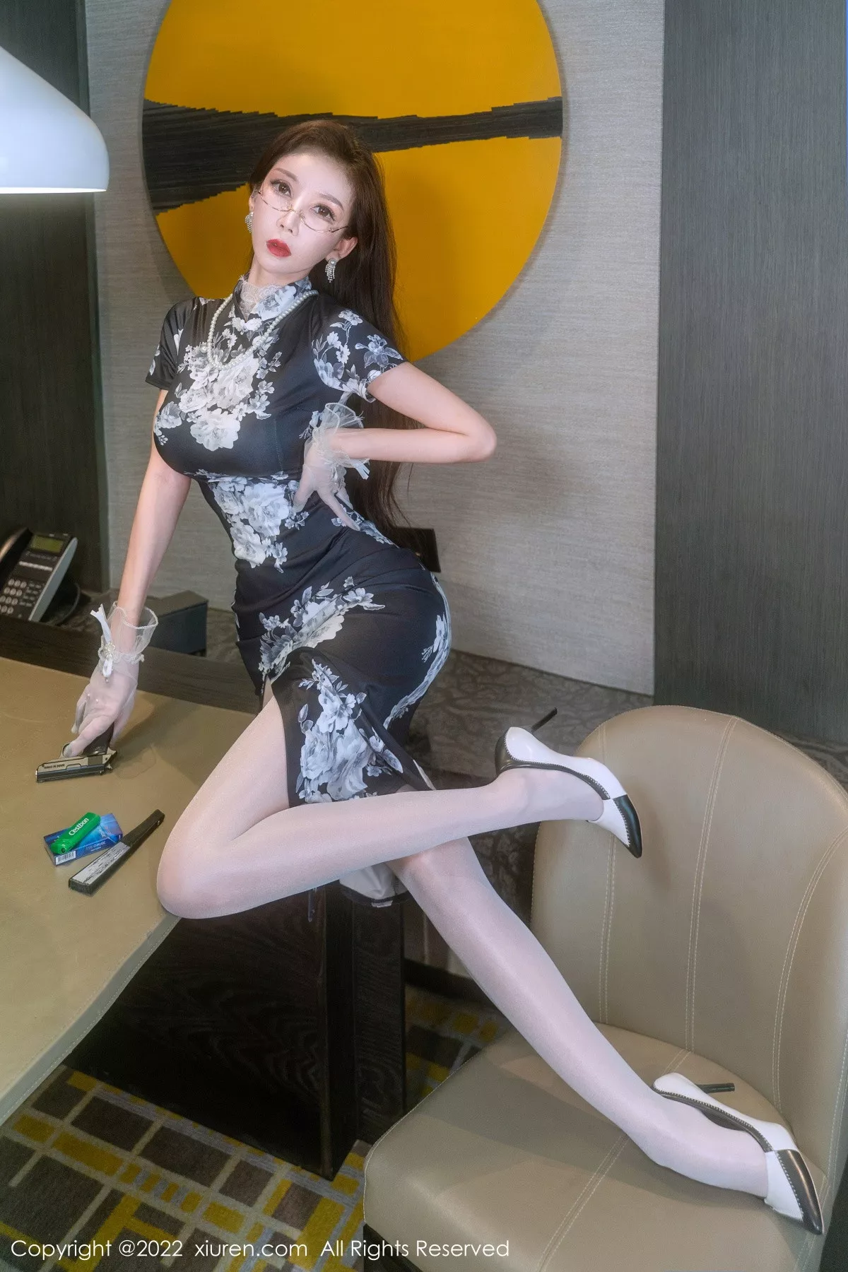 [XiuRen秀人网] 2022.11.01 No.5784 陈怡曼 旗袍美腿 [65P] NO.7