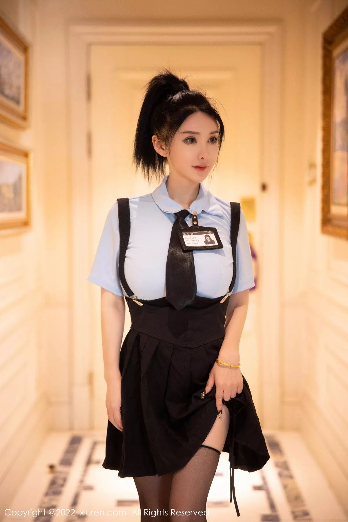 [XiuRen秀人网] 2022.11.01 No.5785 潘娇娇 短裙黑丝 [75P] NO.1