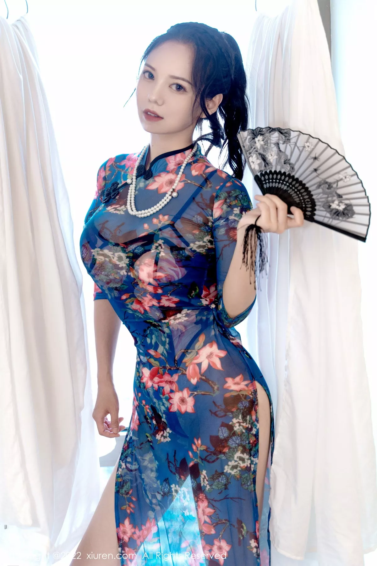 [XiuRen秀人网] 2022.11.08 No.5819 大美妞儿 旗袍丝袜 [63P] NO.7