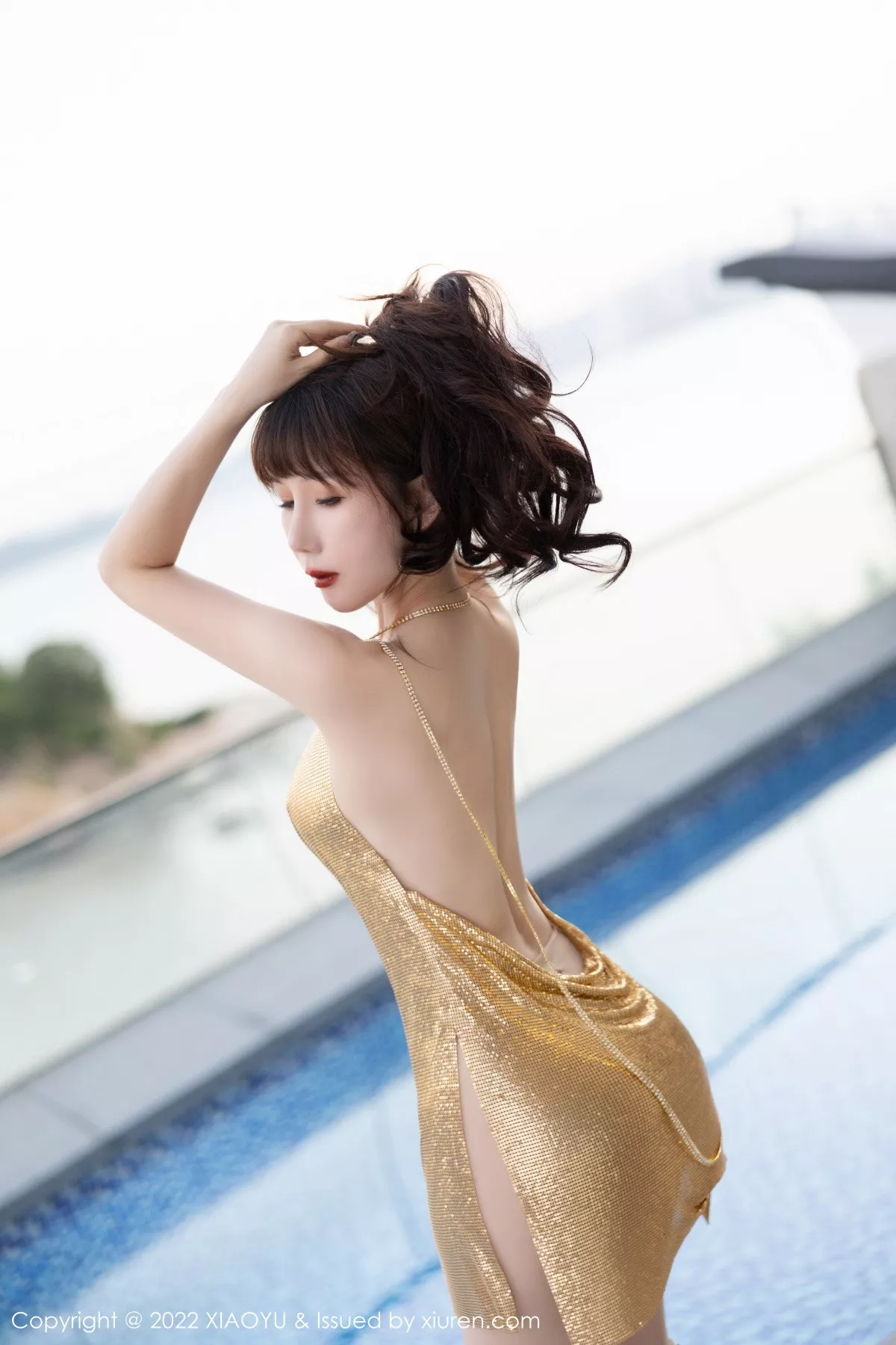 [XIAOYU语画界] 2022.10.26 VOL.890 波巧酱 泳池美腿 [78P] NO.4