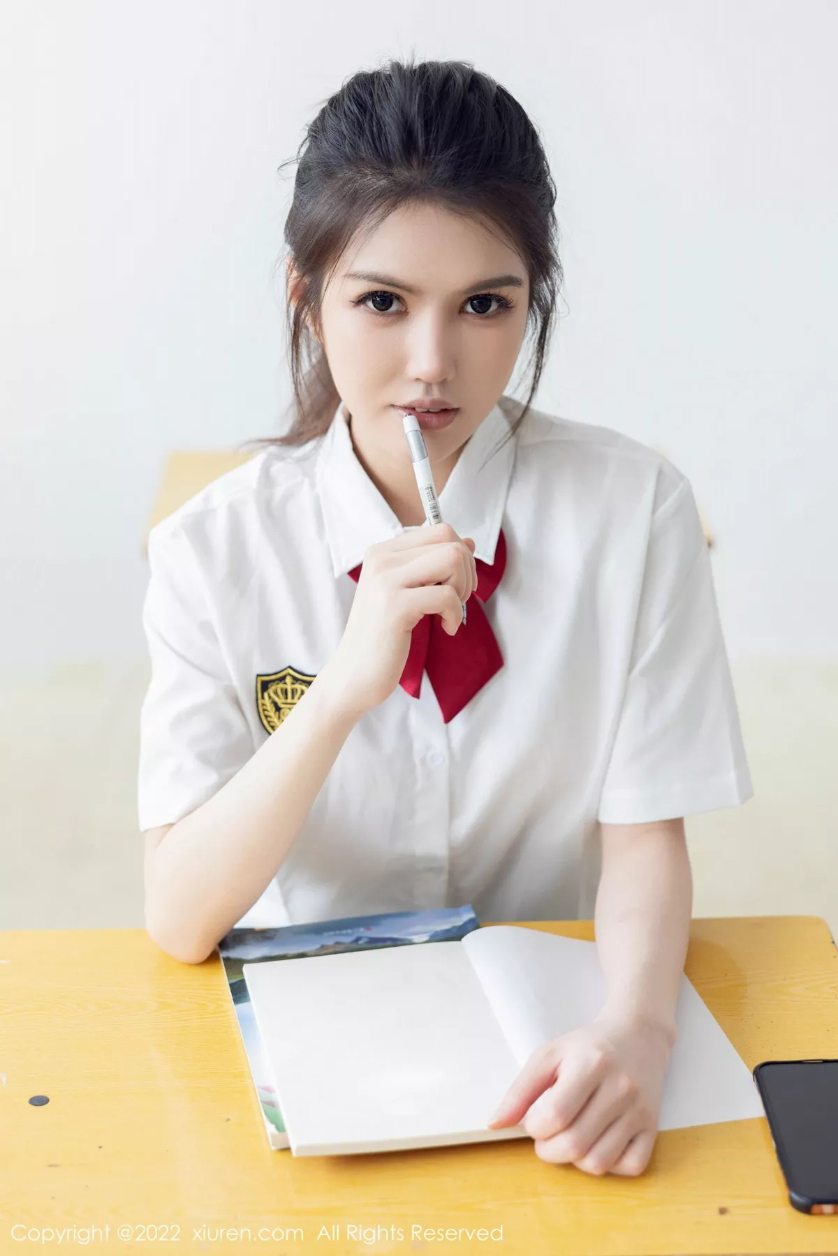 [XiuRen秀人网] 2022.10.26 No.5762 媛媛酱belle 丝袜白T [71P] NO.12