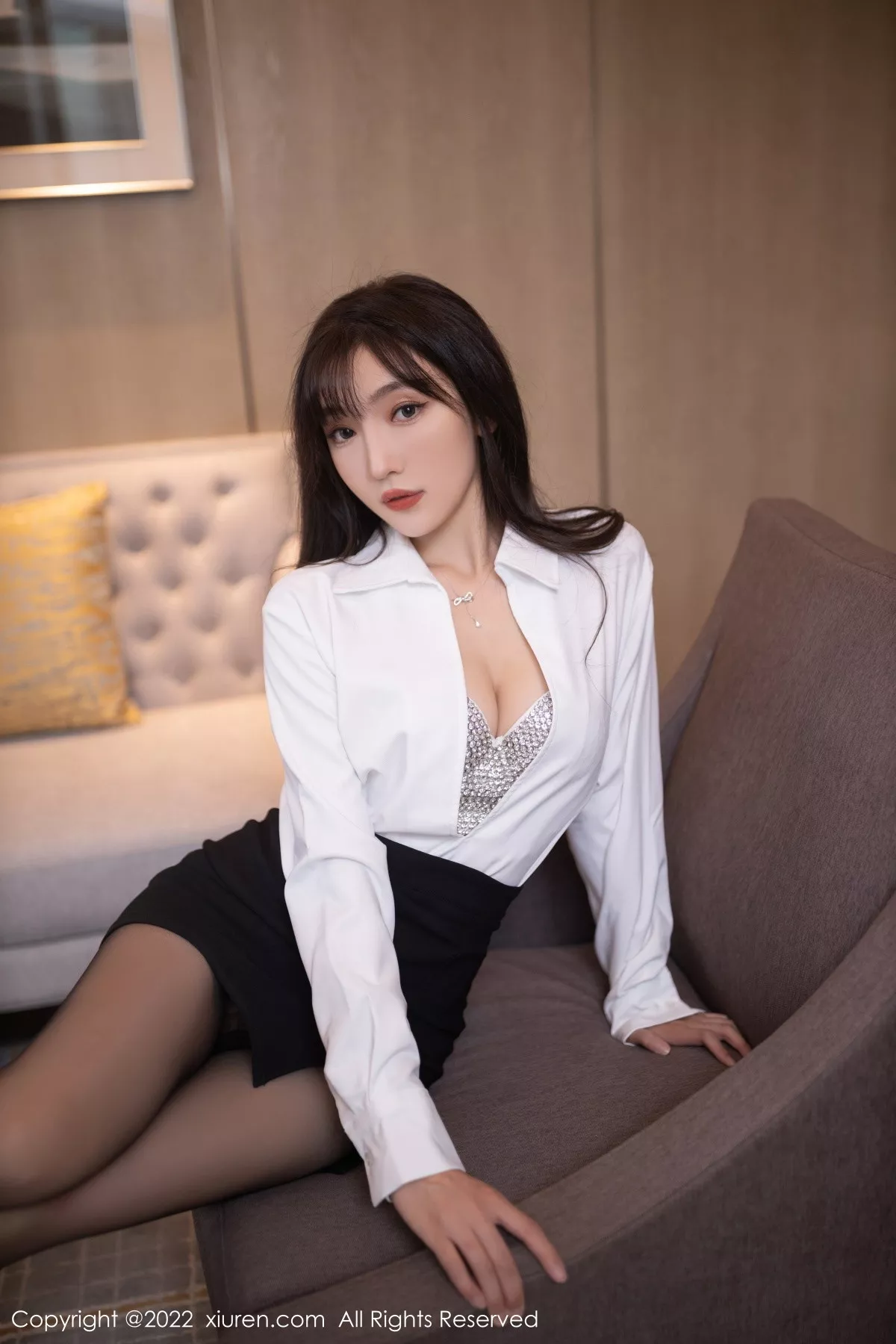 [XiuRen秀人网] 2022.12.01 No.5940 陆萱萱 黑丝美腿 [78P] NO.7