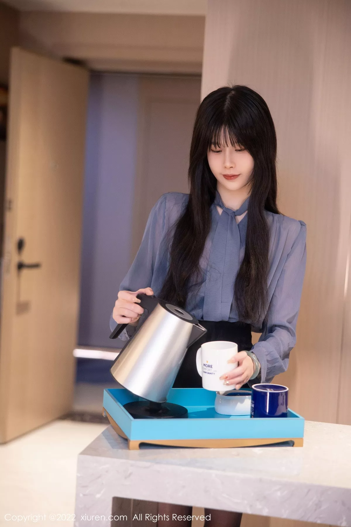 [XiuRen秀人网] 2022.12.07 No.5964 77qiqi 短裙美腿 [88P] NO.6