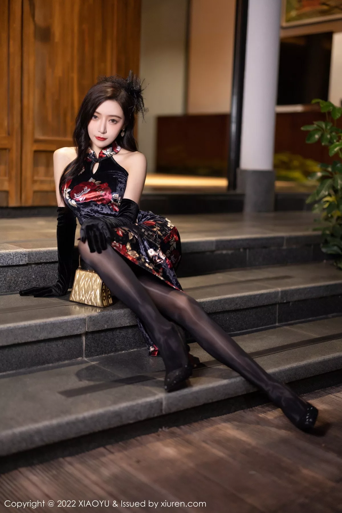 [XIAOYU语画界] 2022.11.22 VOL.909 王馨瑶yanni 旗袍黑丝 [90P] NO.9