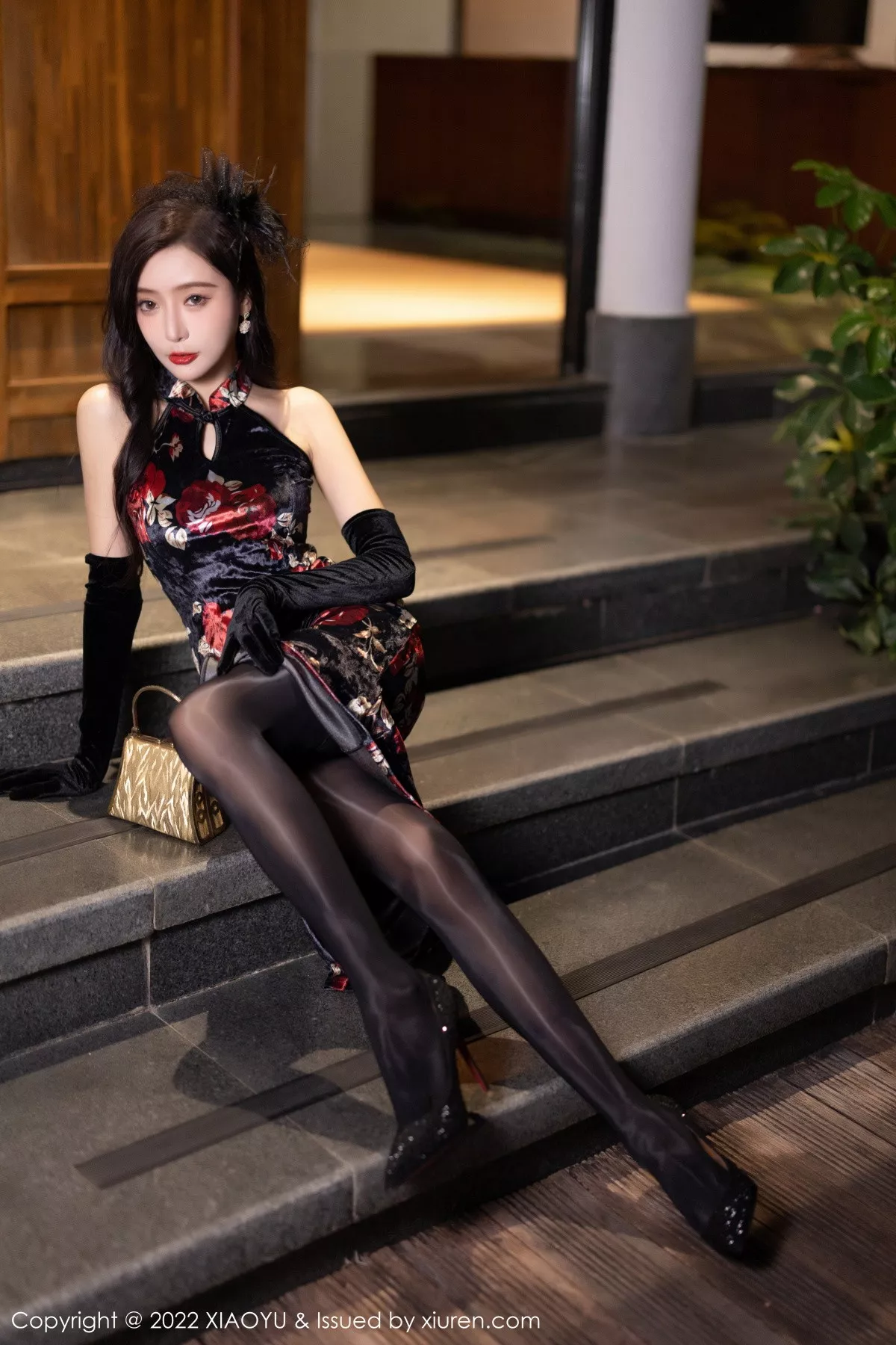 [XIAOYU语画界] 2022.11.22 VOL.909 王馨瑶yanni 旗袍黑丝 [90P] NO.10