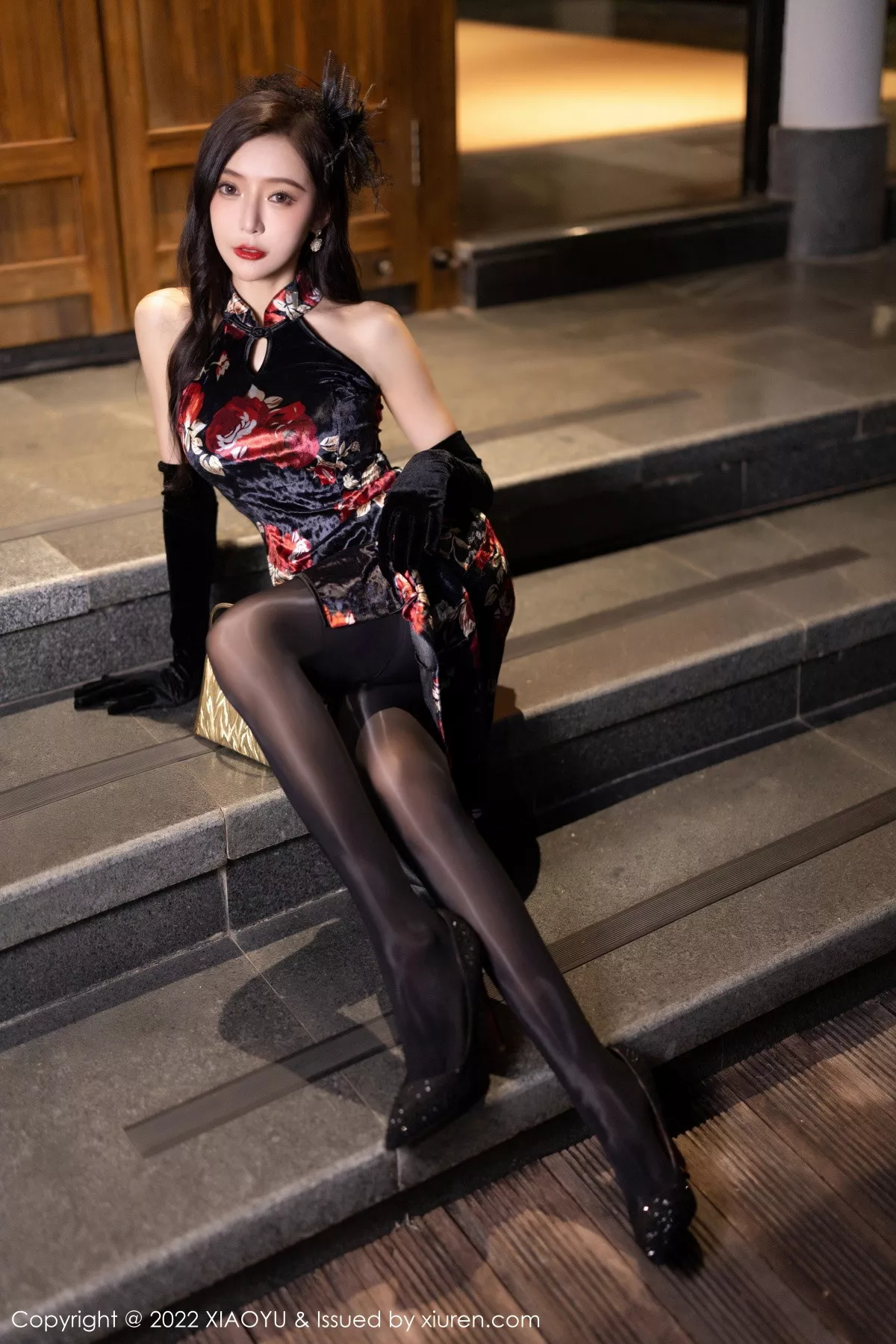 [XIAOYU语画界] 2022.11.22 VOL.909 王馨瑶yanni 旗袍黑丝 [90P] NO.11