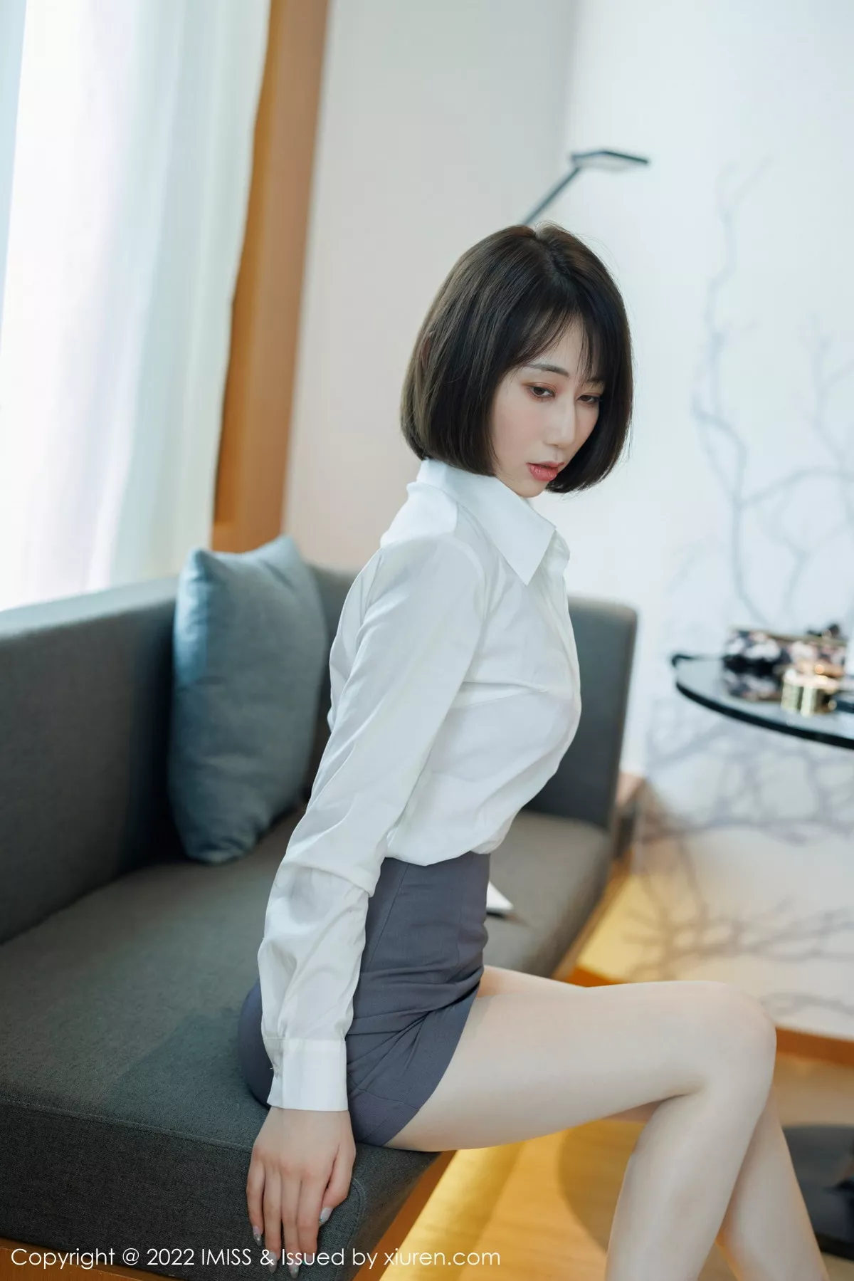 [IMISS爱蜜社] 2022.12.12 VOL.709 瑞妤 制服短裙 [68P] NO.4